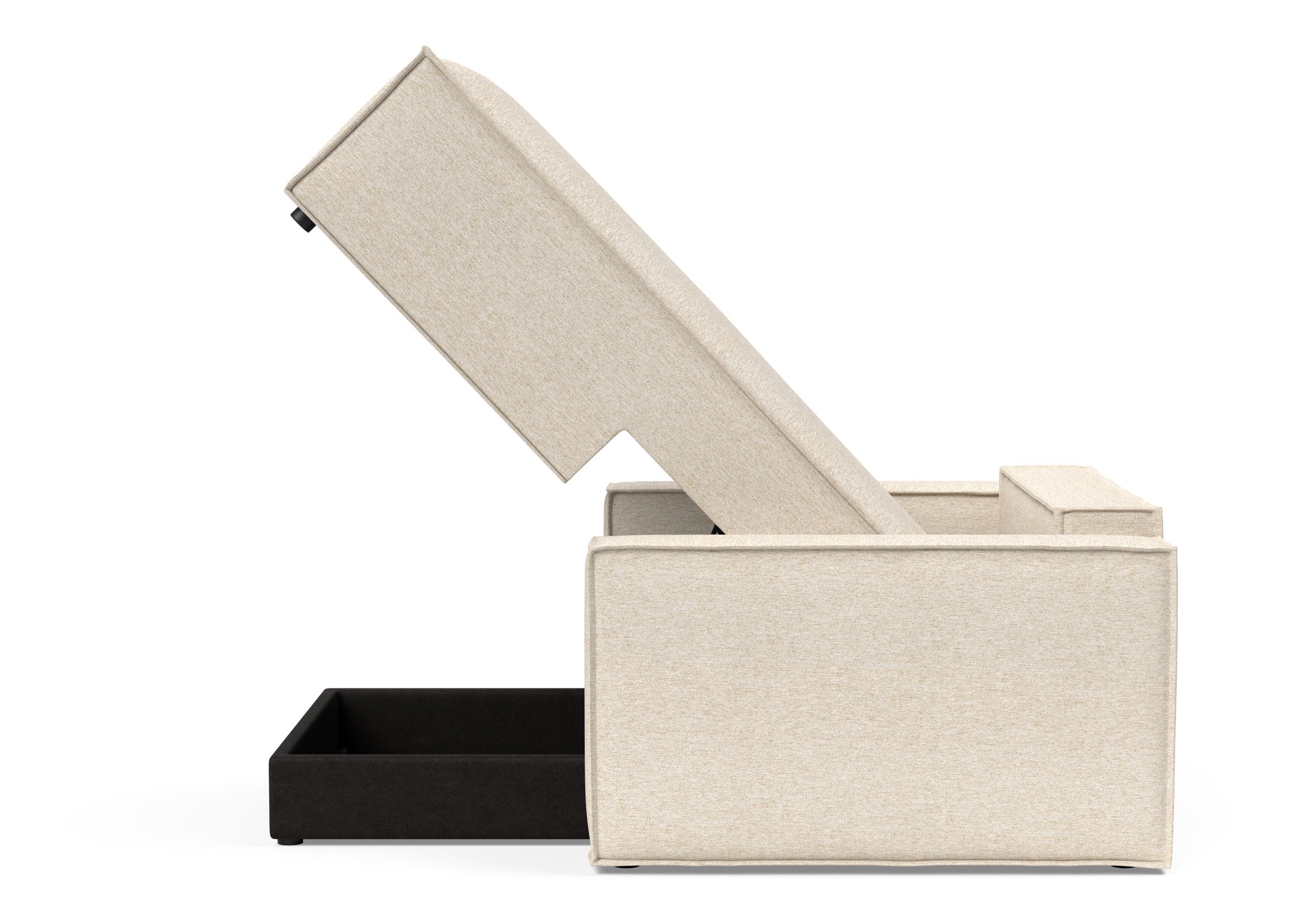 Newilla Storage Lounger Chair w/ Standart Arm Rests