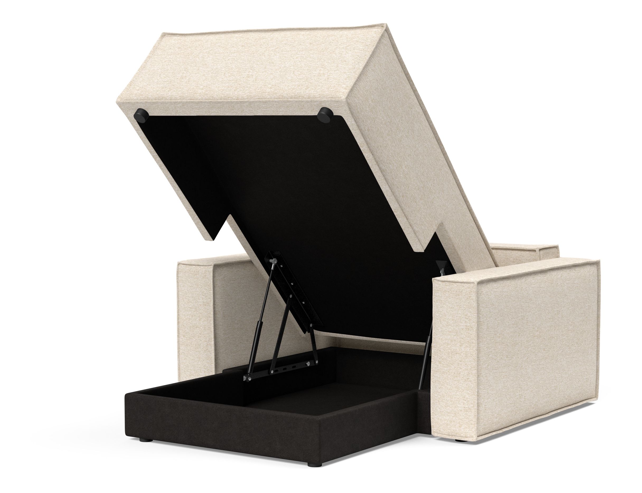 Newilla Storage Lounger Chair w/ Standart Arm Rests