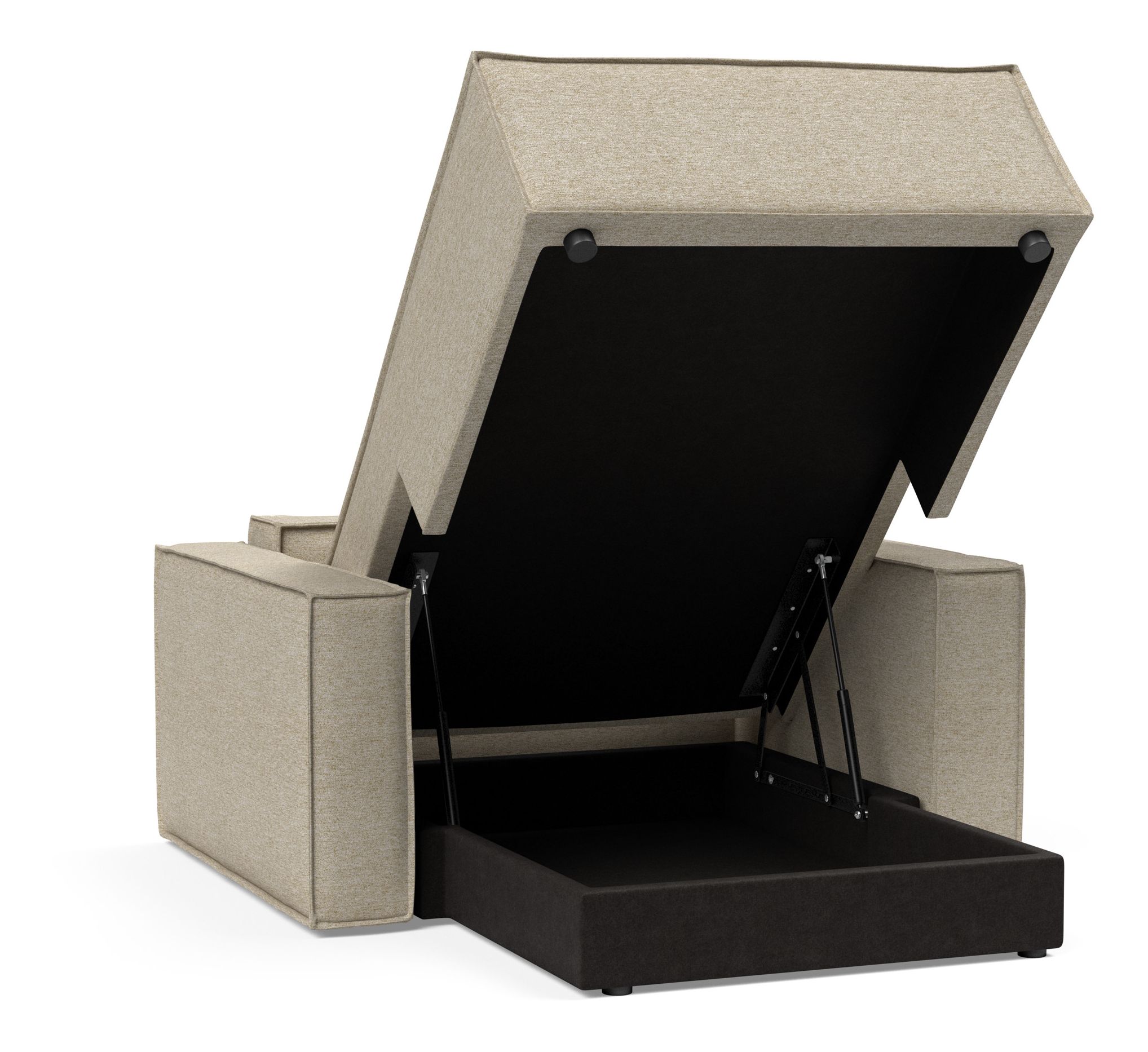 Newilla Storage Lounger Chair w/ Standart Arm Rests