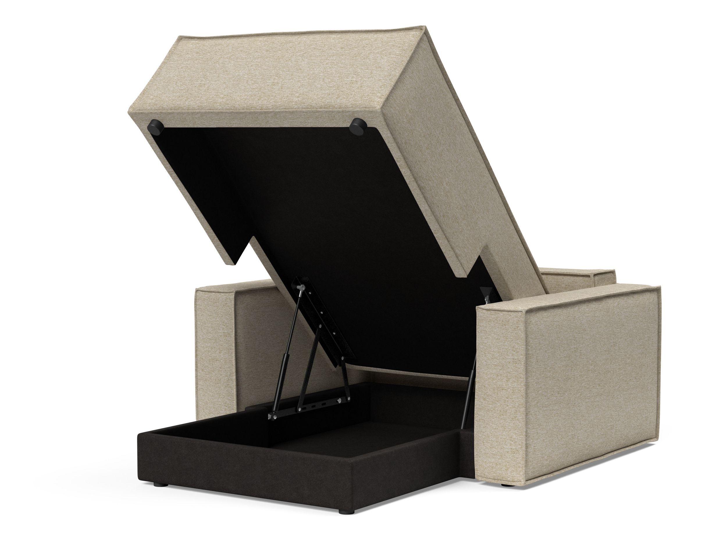 Newilla Storage Lounger Chair w/ Standart Arm Rests