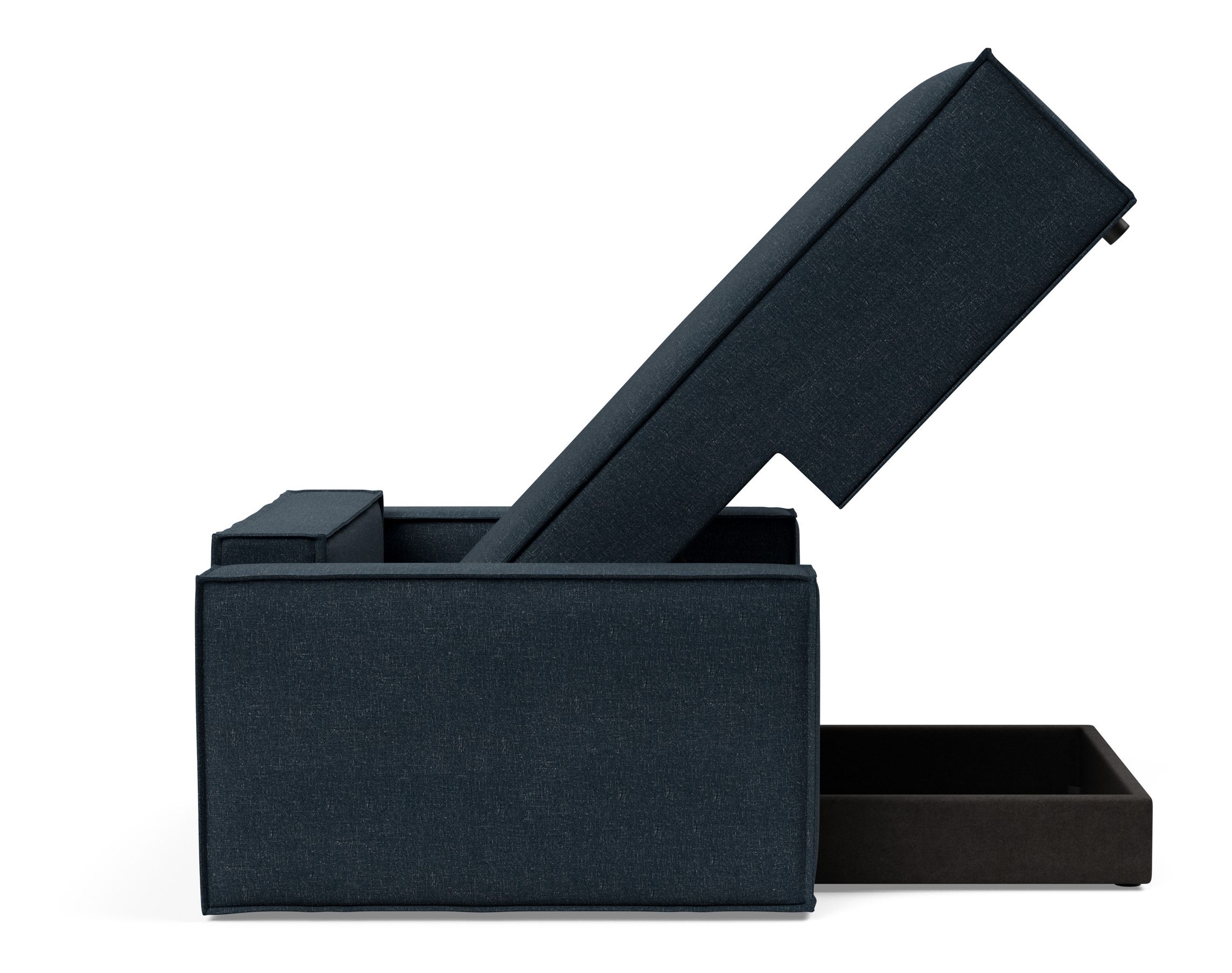 Newilla Storage Lounger Chair w/ Standart Arm Rests