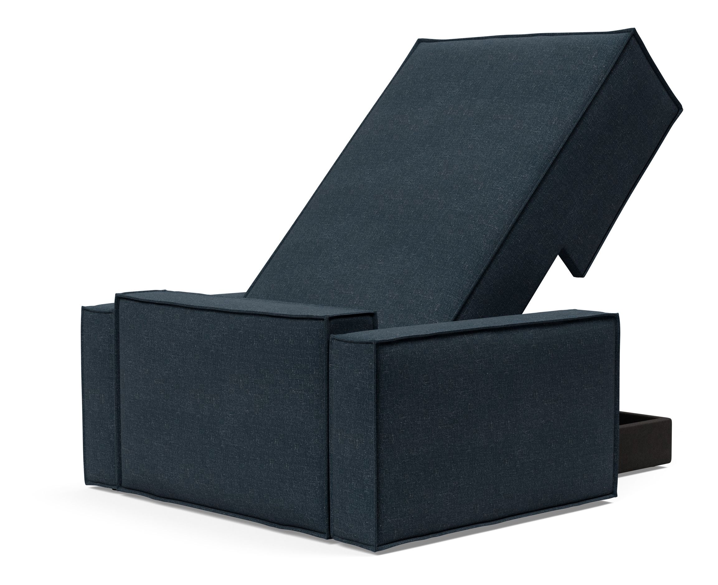 Newilla Storage Lounger Chair w/ Standart Arm Rests