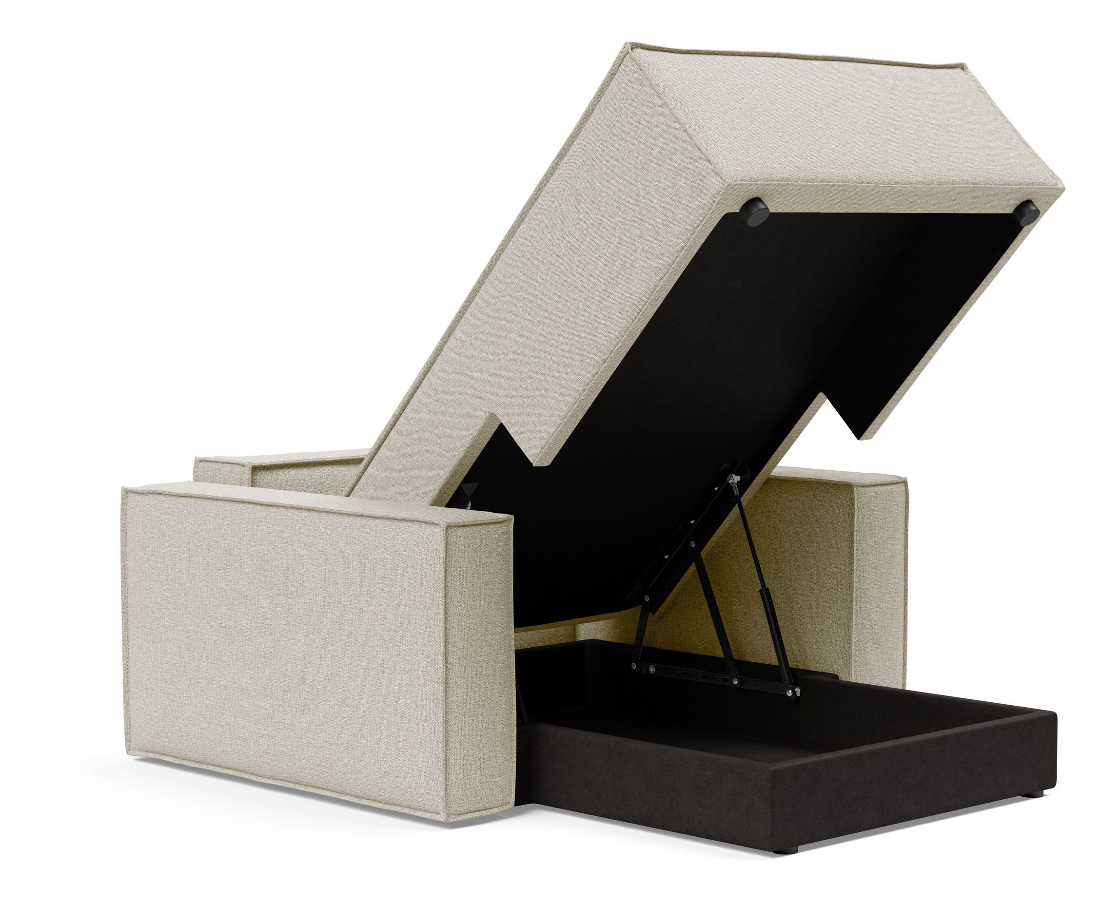 Newilla Storage Lounger Chair w/ Standart Arm Rests