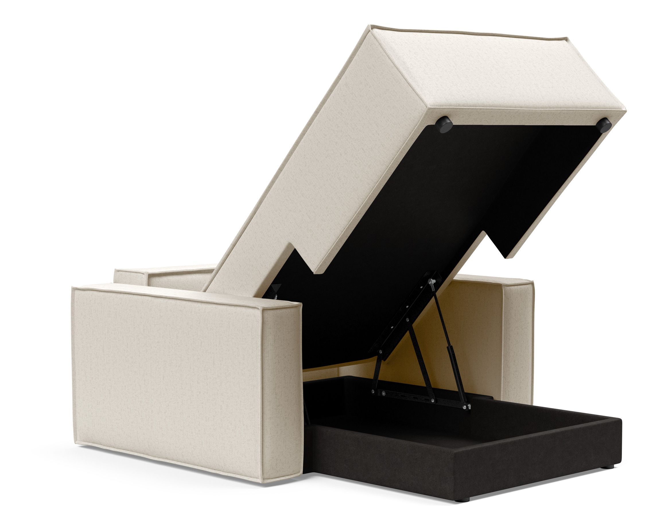Newilla Storage Lounger Chair w/ Standart Arm Rests
