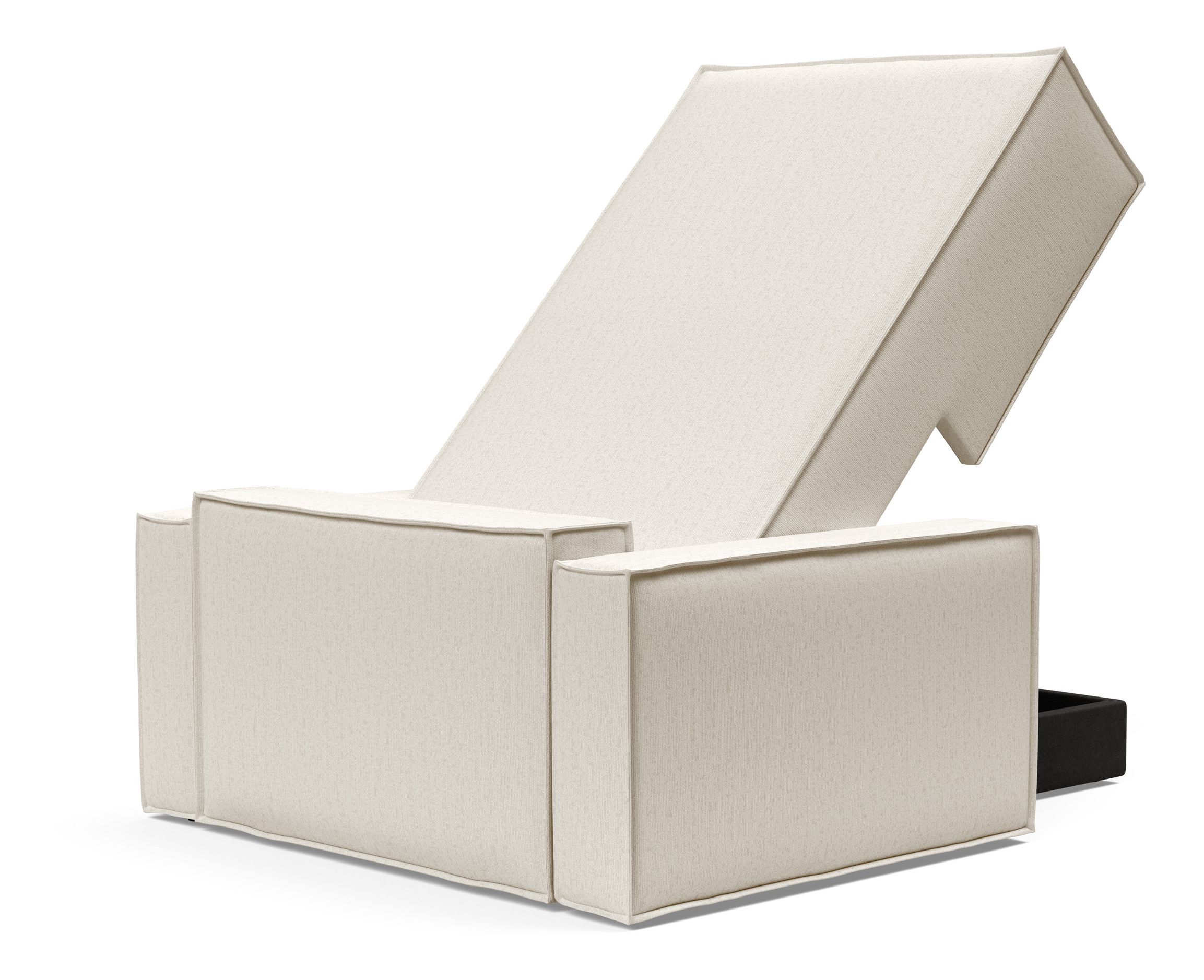 Newilla Storage Lounger Chair w/ Standart Arm Rests