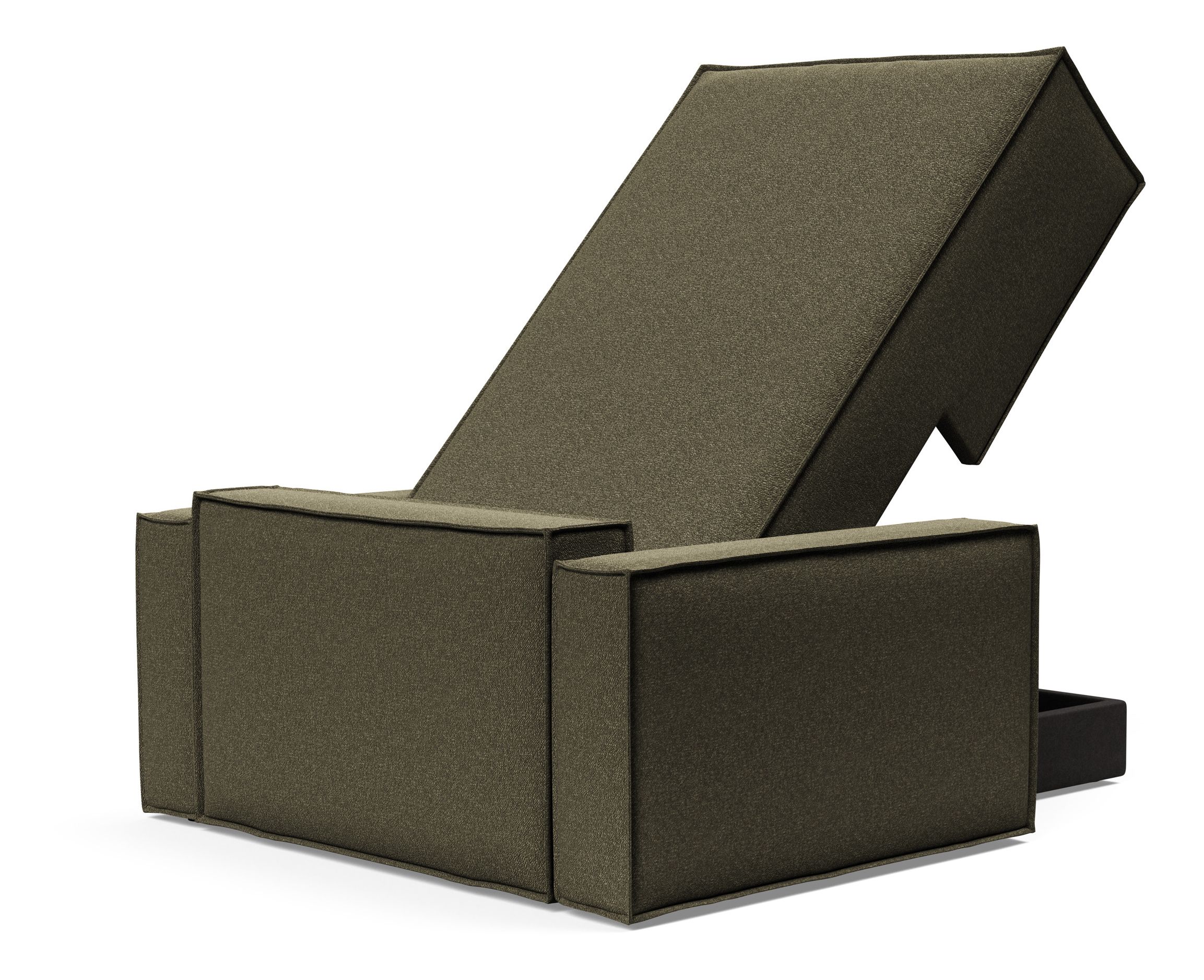 Newilla Storage Lounger Chair w/ Standart Arm Rests