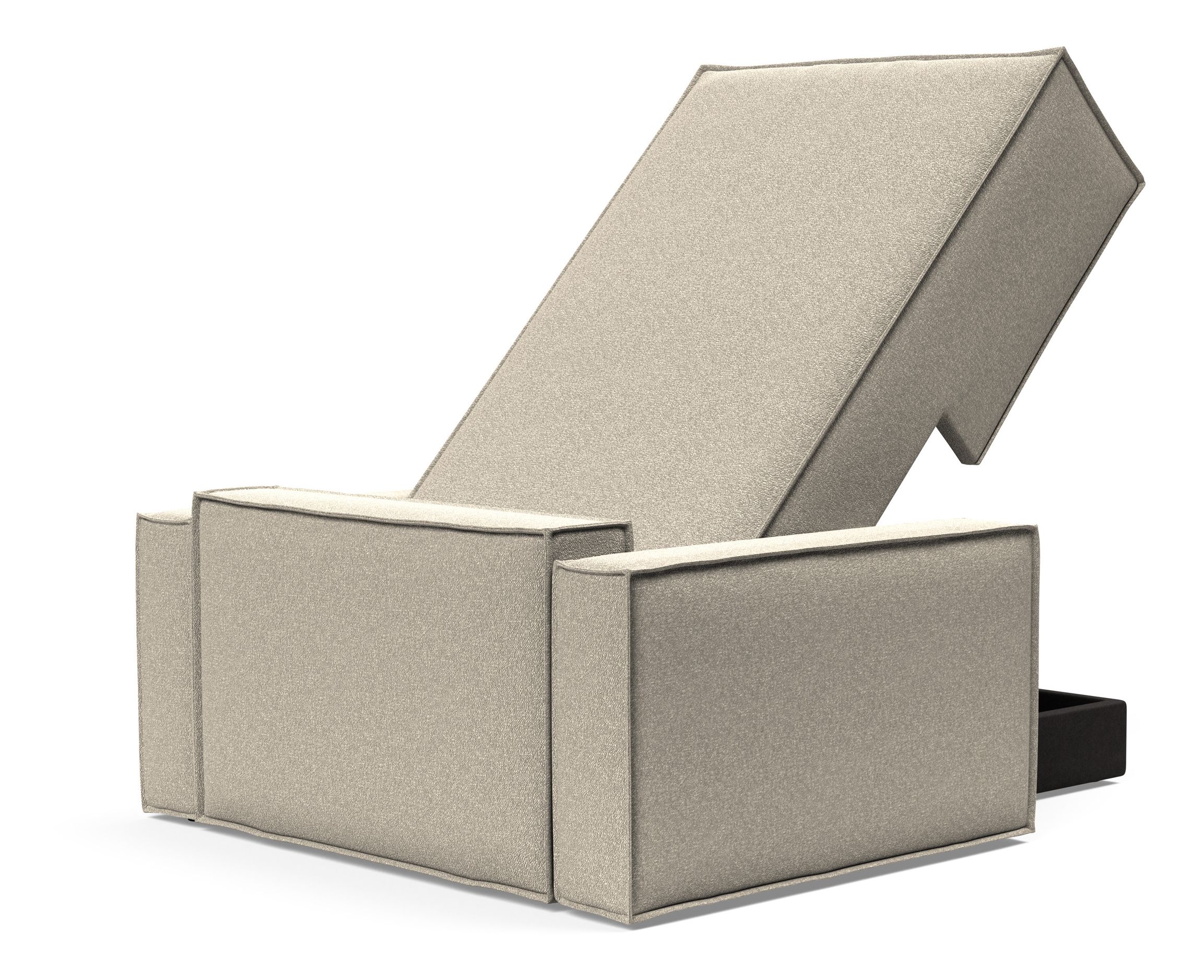 Newilla Storage Lounger Chair w/ Standart Arm Rests