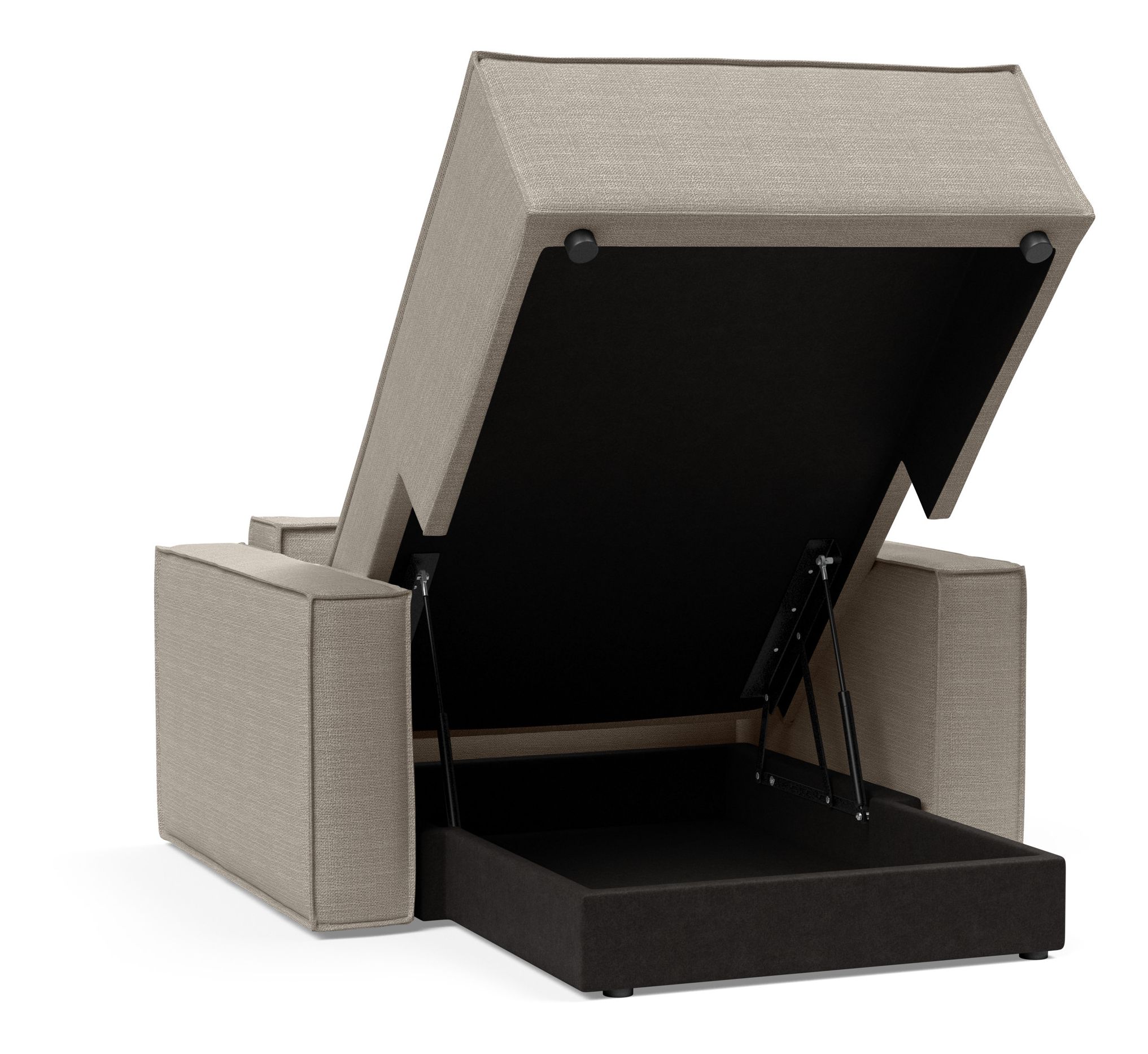 Newilla Storage Lounger Chair w/ Standart Arm Rests