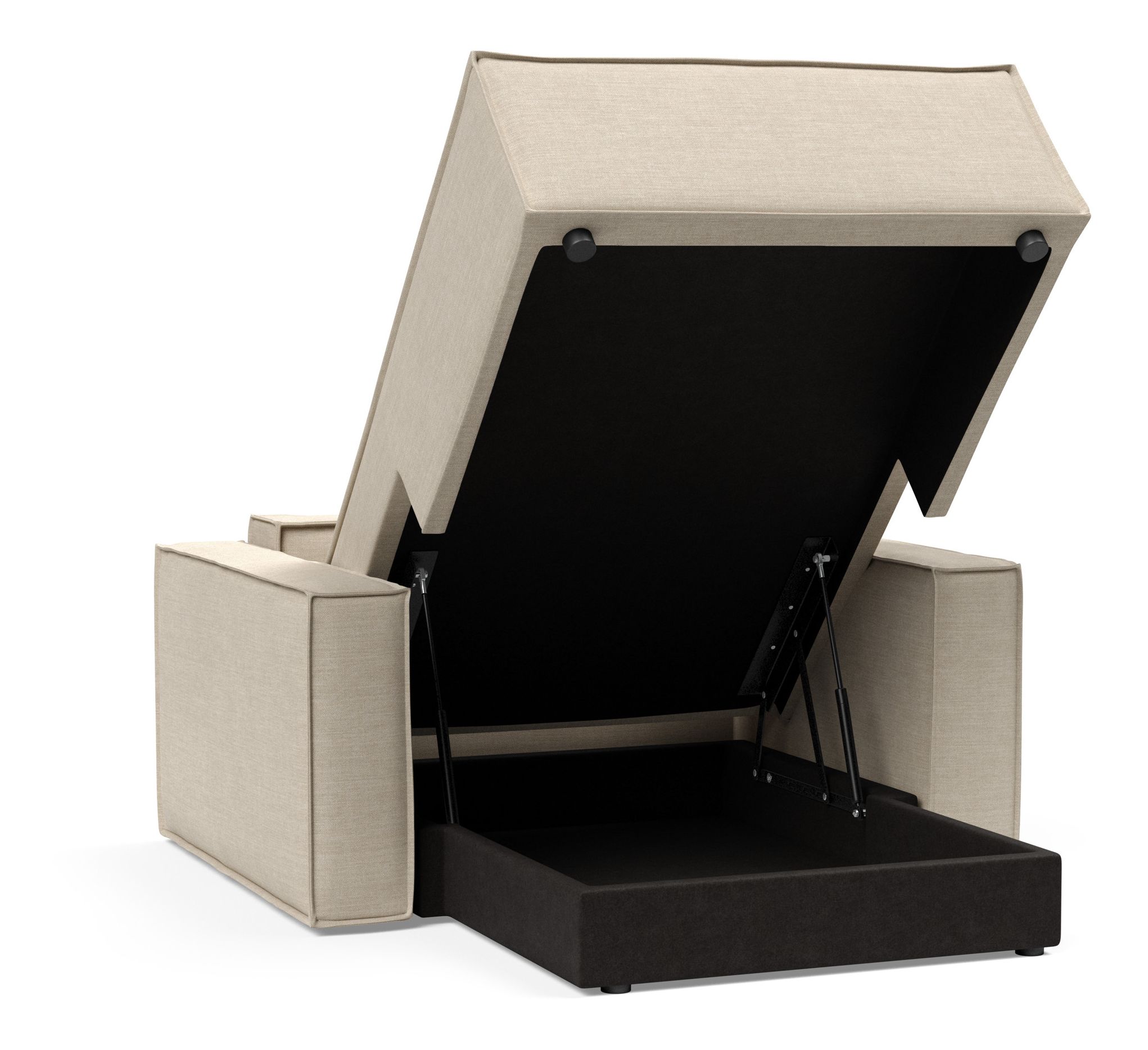 Newilla Storage Lounger Chair w/ Standart Arm Rests