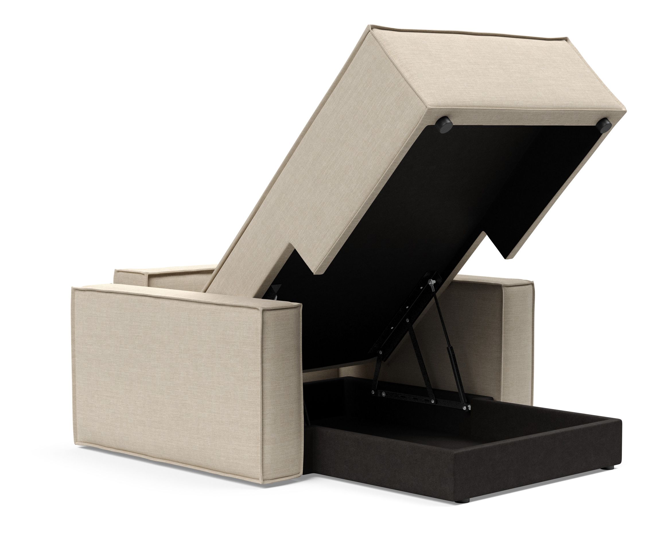 Newilla Storage Lounger Chair w/ Standart Arm Rests