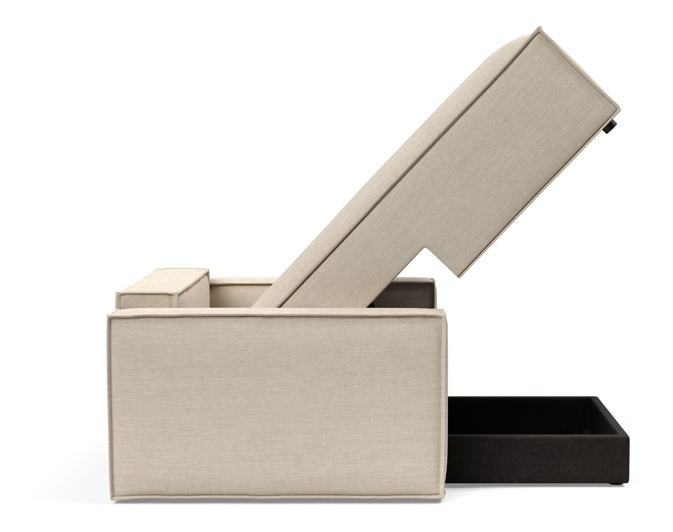 Newilla Storage Lounger Chair w/ Standart Arm Rests