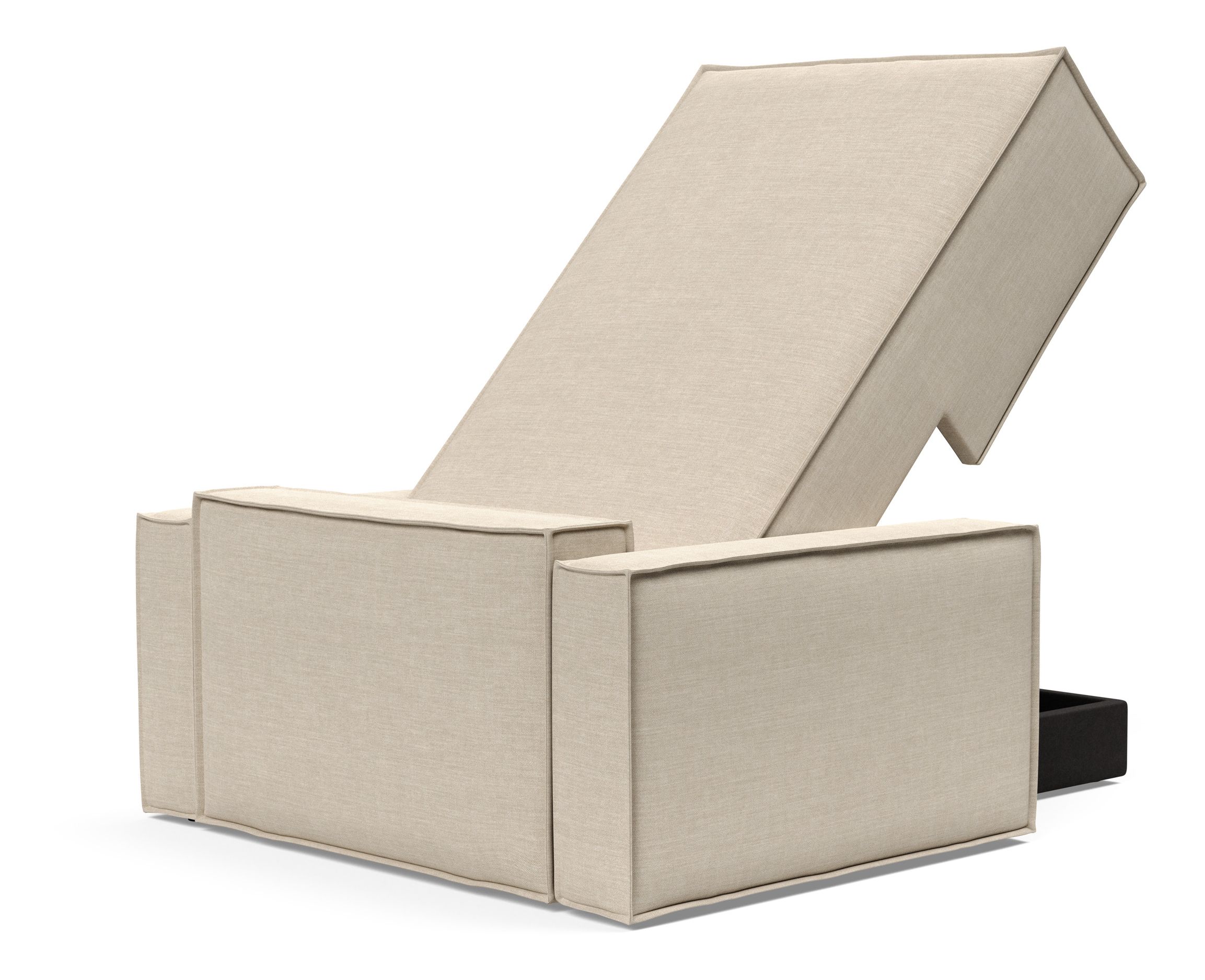 Newilla Storage Lounger Chair w/ Standart Arm Rests