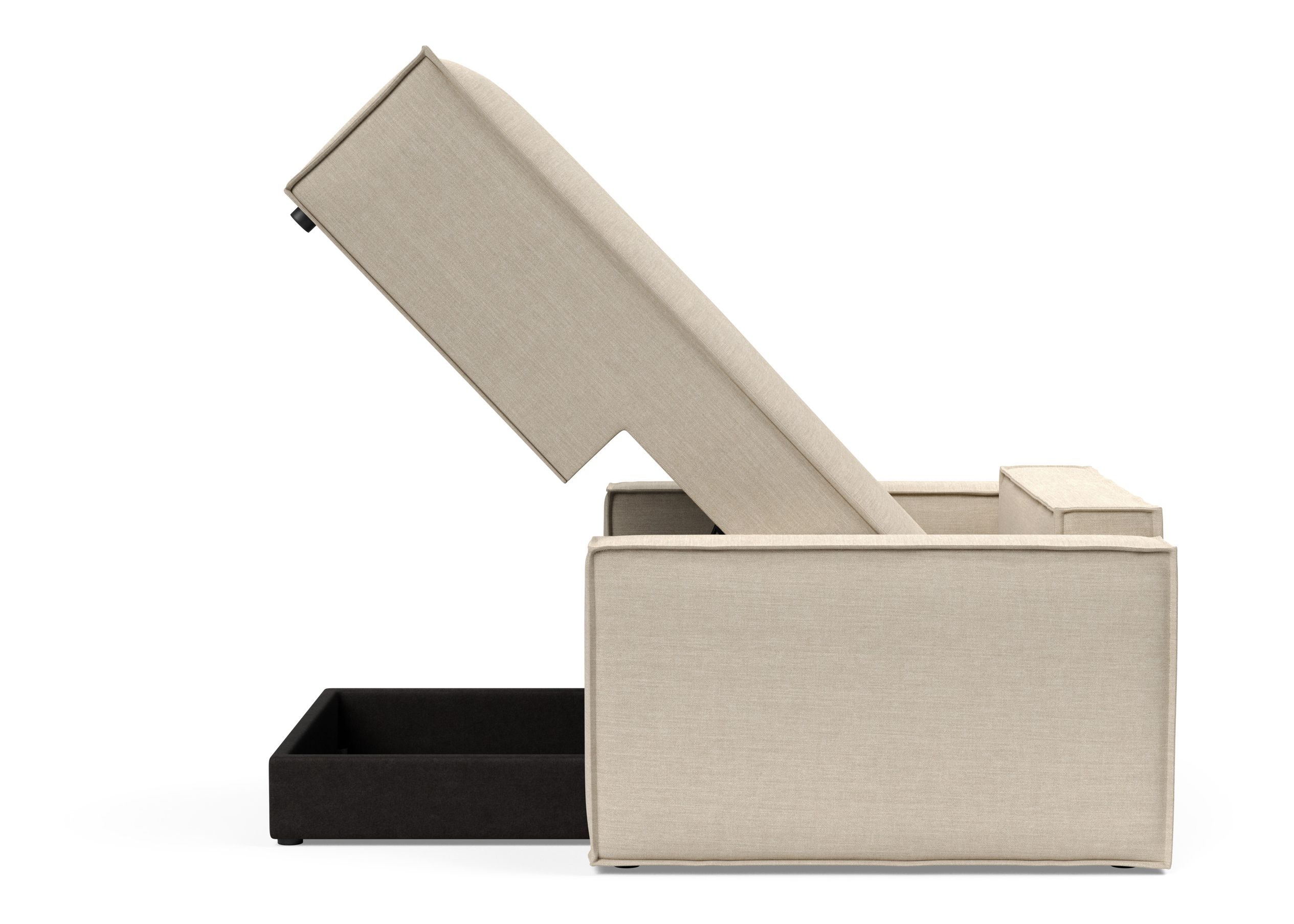Newilla Storage Lounger Chair w/ Standart Arm Rests
