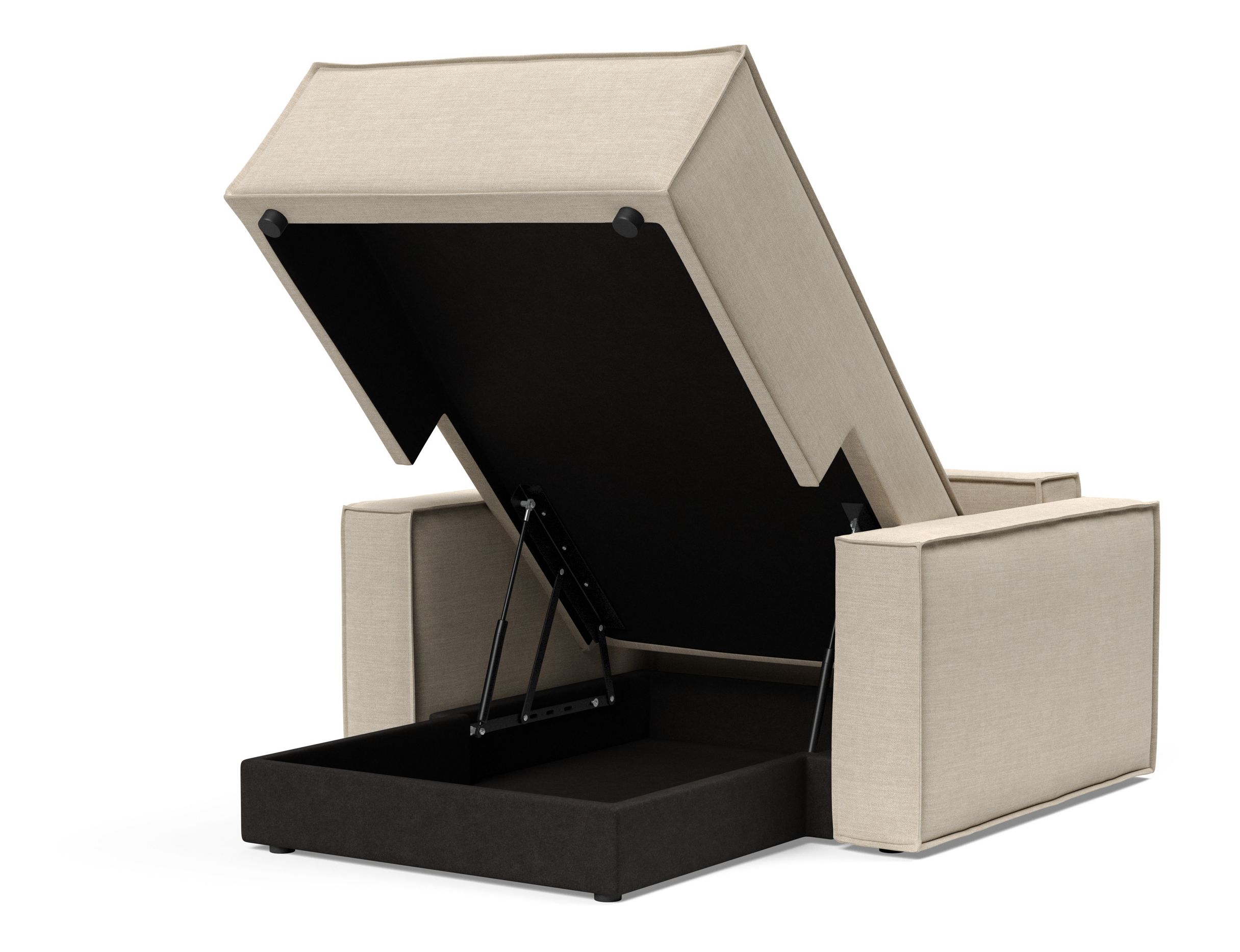 Newilla Storage Lounger Chair w/ Standart Arm Rests
