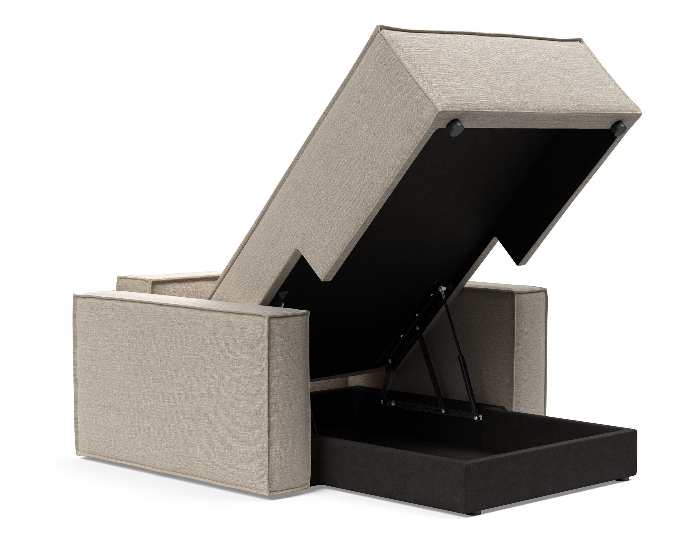 Newilla Storage Lounger Chair w/ Standart Arm Rests