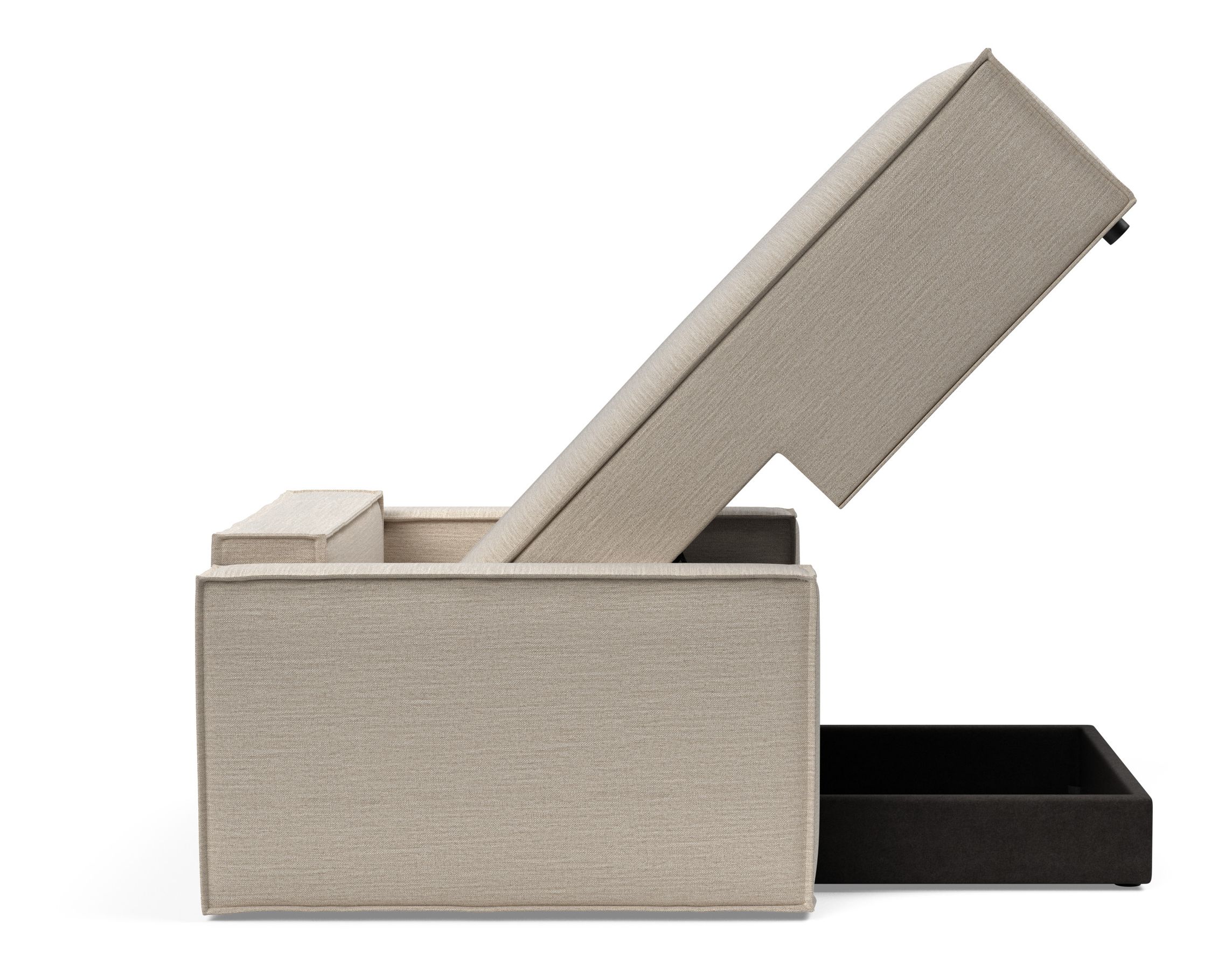 Newilla Storage Lounger Chair w/ Standart Arm Rests