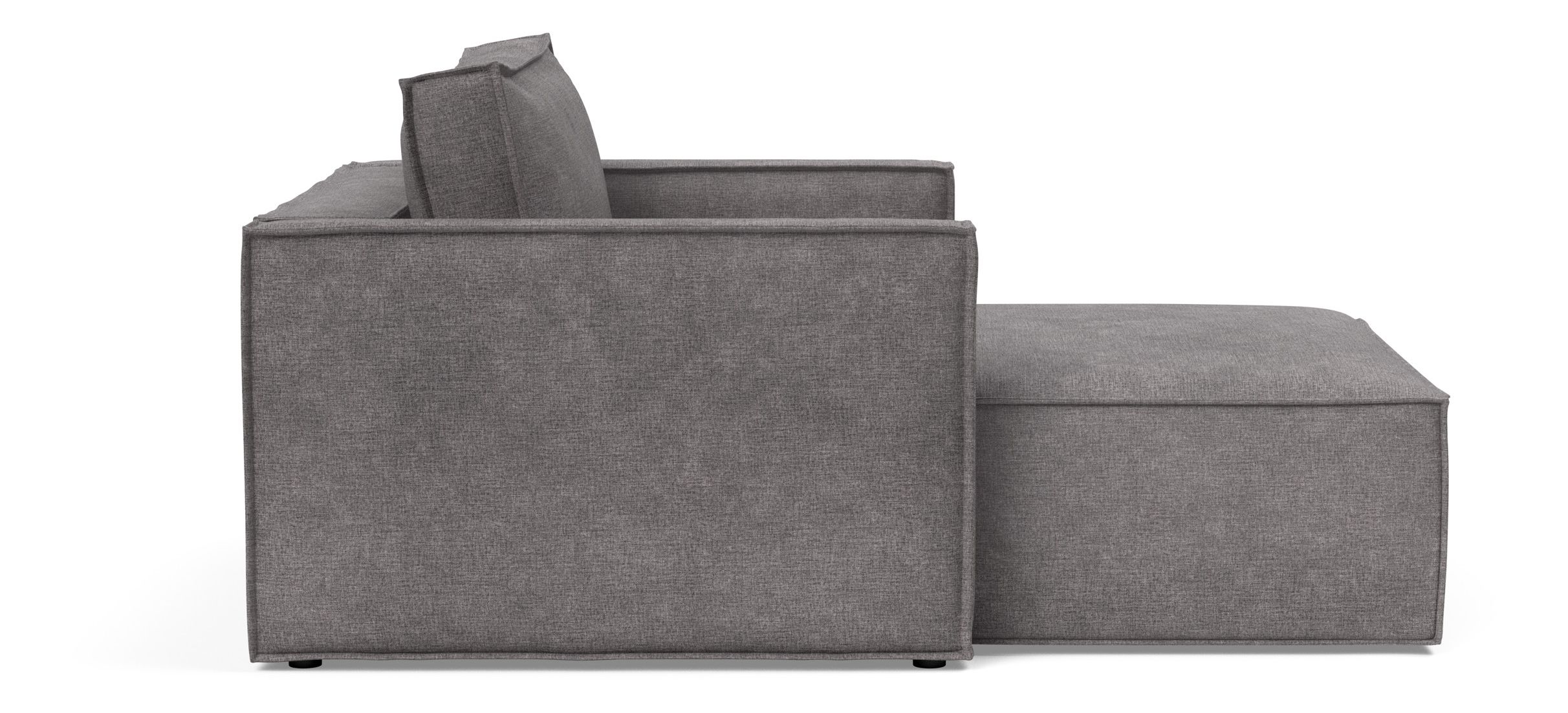 Newilla Storage Lounger Chair w/ Slim Arm Rests