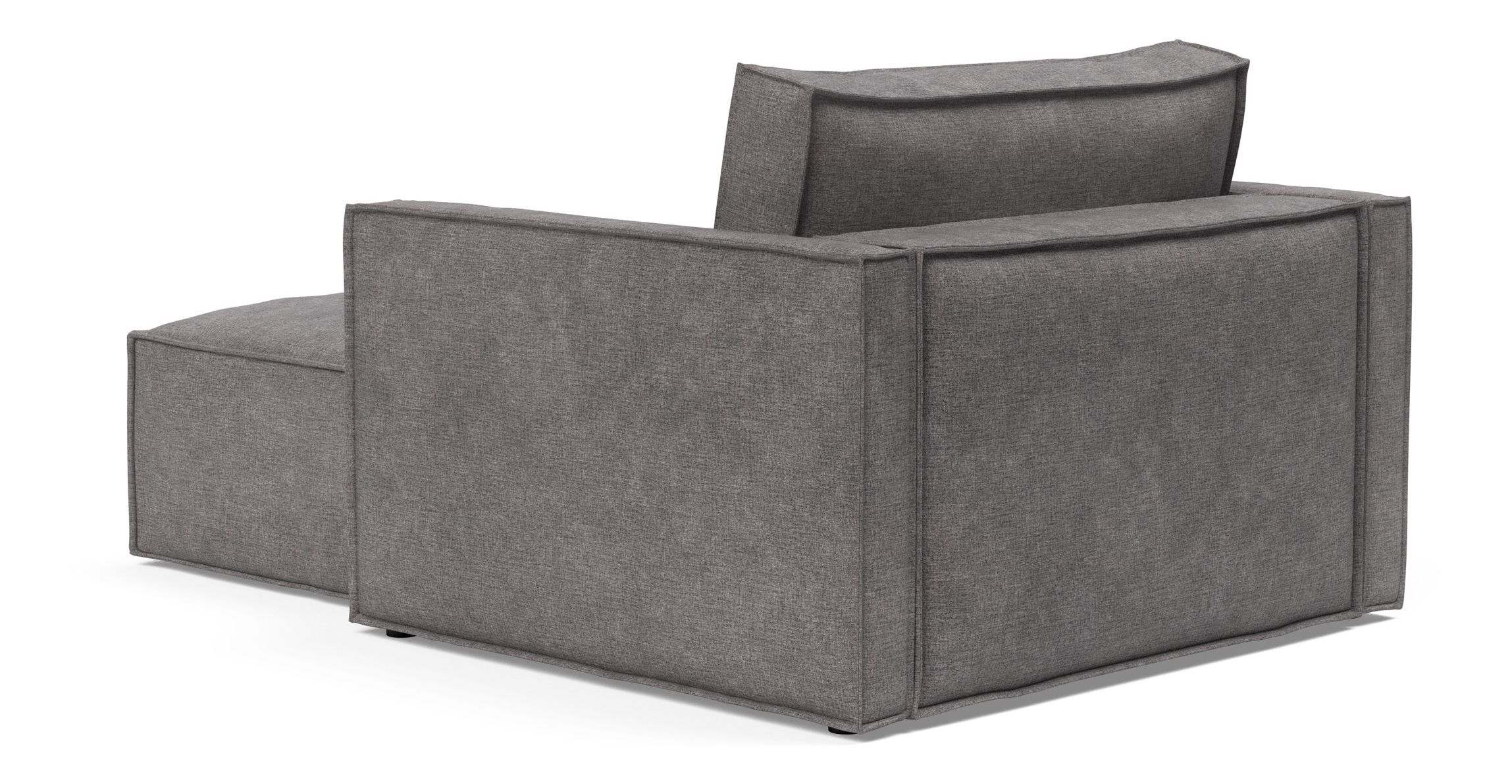 Newilla Storage Lounger Chair w/ Slim Arm Rests