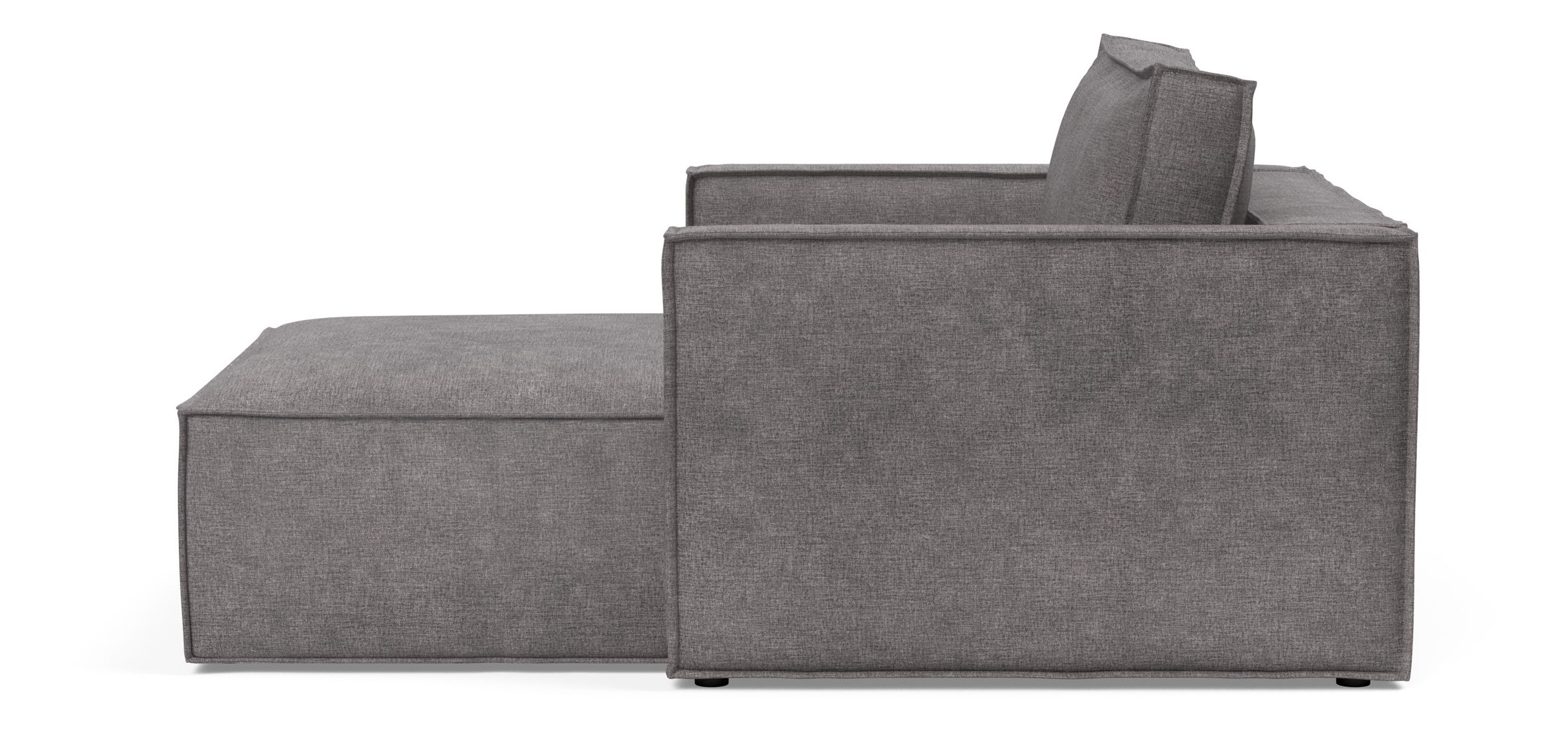 Newilla Storage Lounger Chair w/ Slim Arm Rests