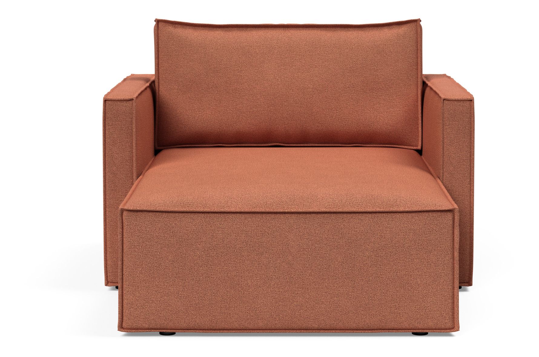 Newilla Storage Lounger Chair w/ Slim Arm Rests