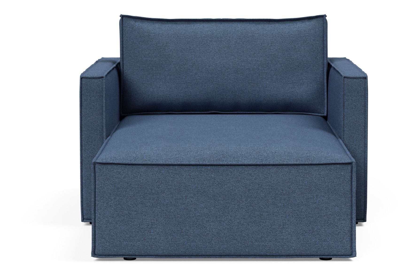 Newilla Storage Lounger Chair w/ Slim Arm Rests