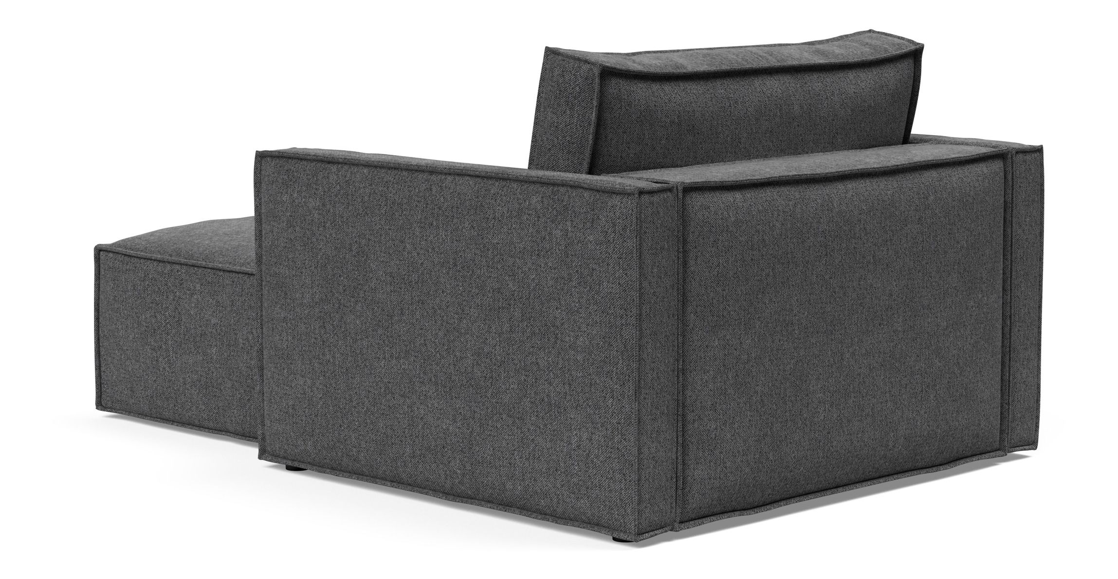 Newilla Storage Lounger Chair w/ Slim Arm Rests