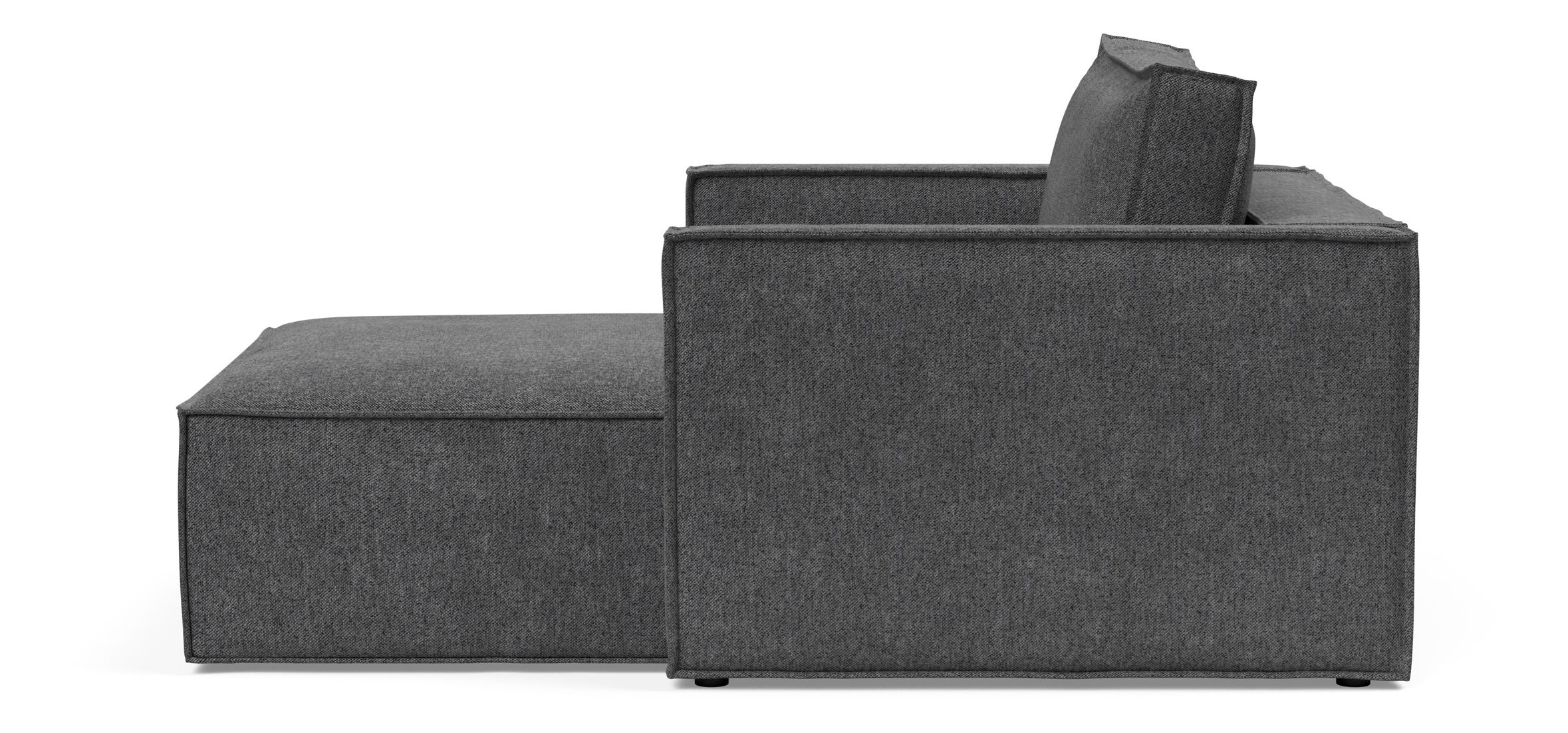 Newilla Storage Lounger Chair w/ Slim Arm Rests