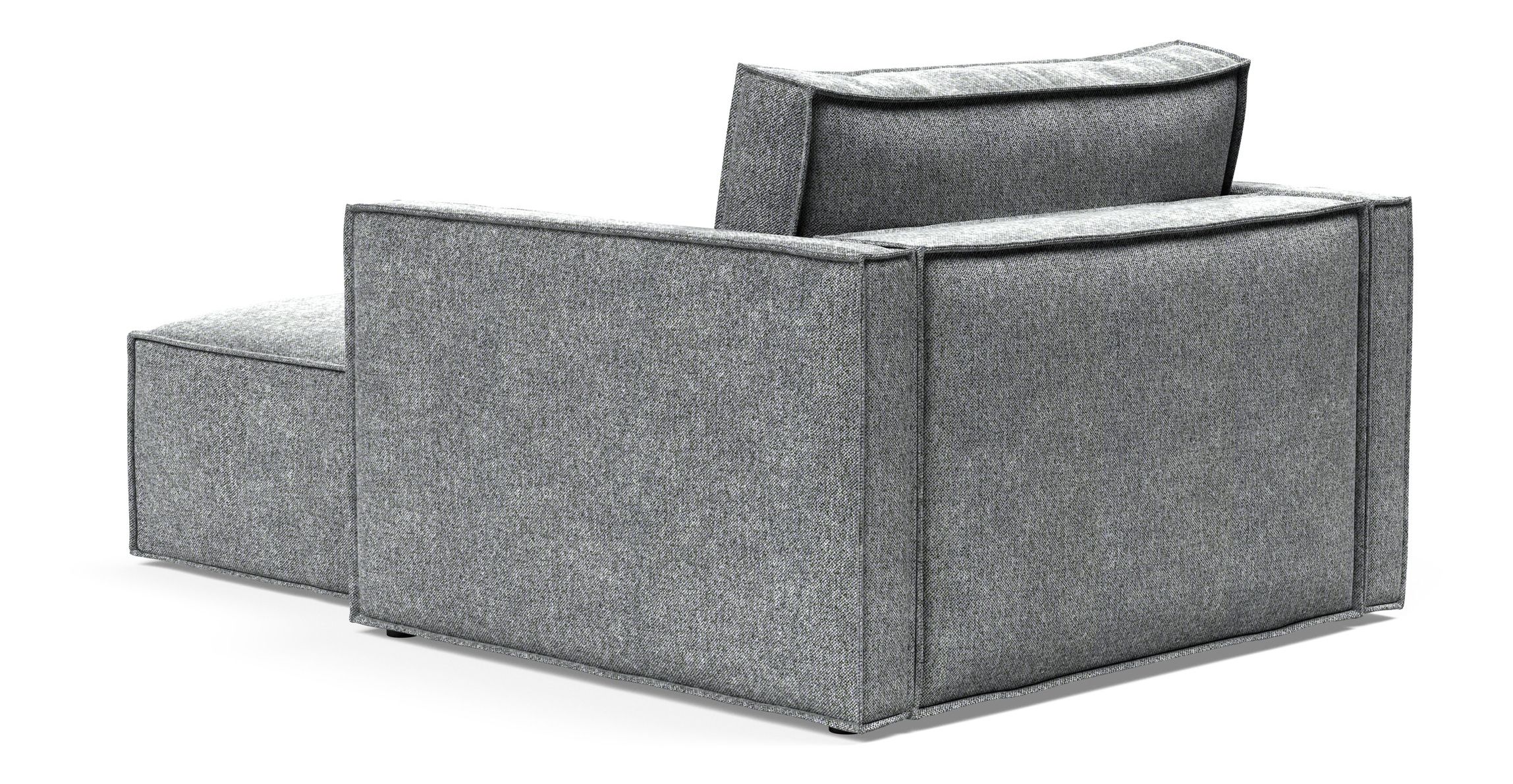 Newilla Storage Lounger Chair w/ Slim Arm Rests