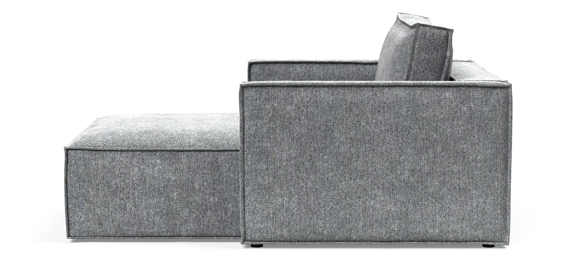 Newilla Storage Lounger Chair w/ Slim Arm Rests