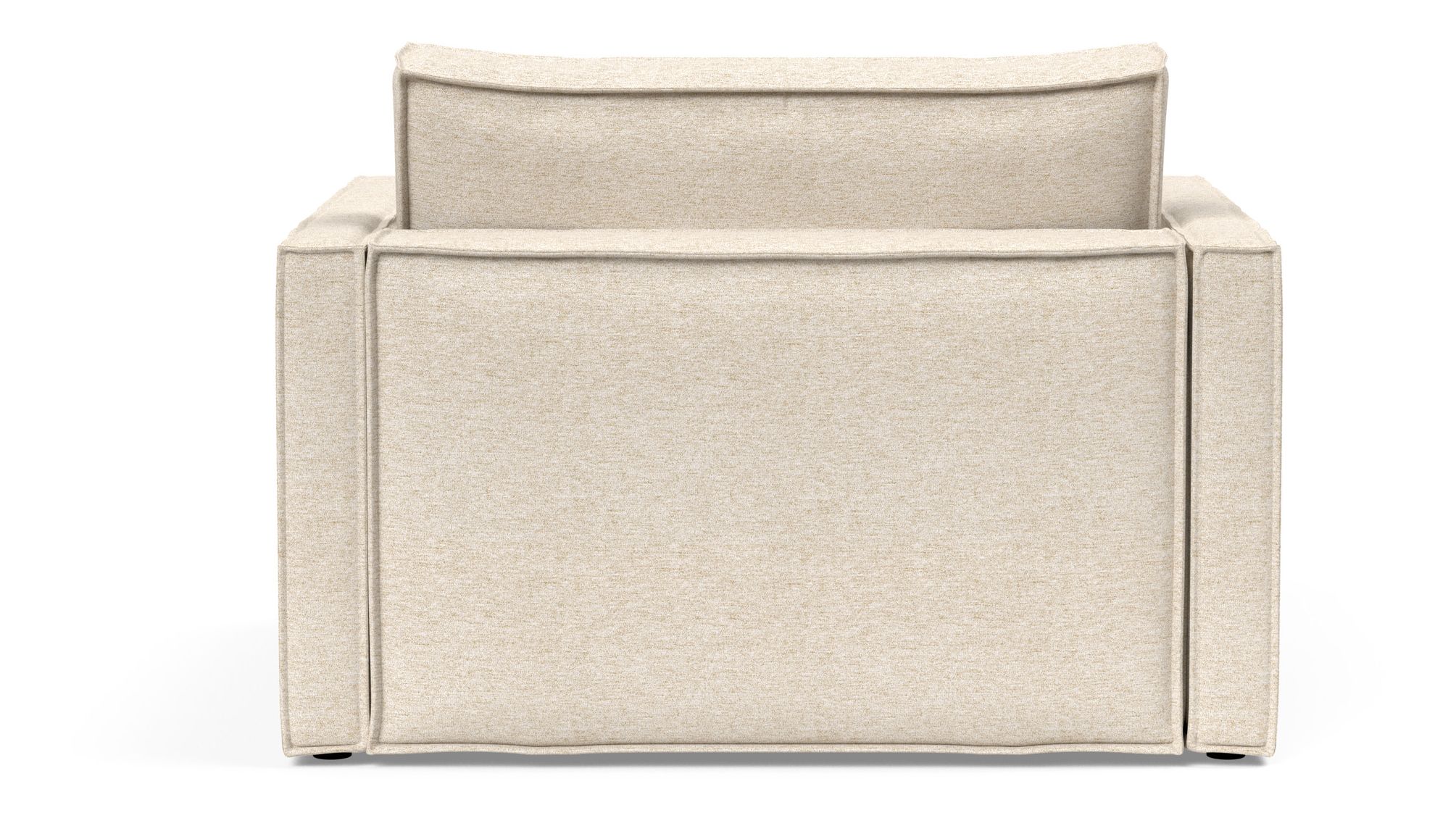 Newilla Storage Lounger Chair w/ Slim Arm Rests