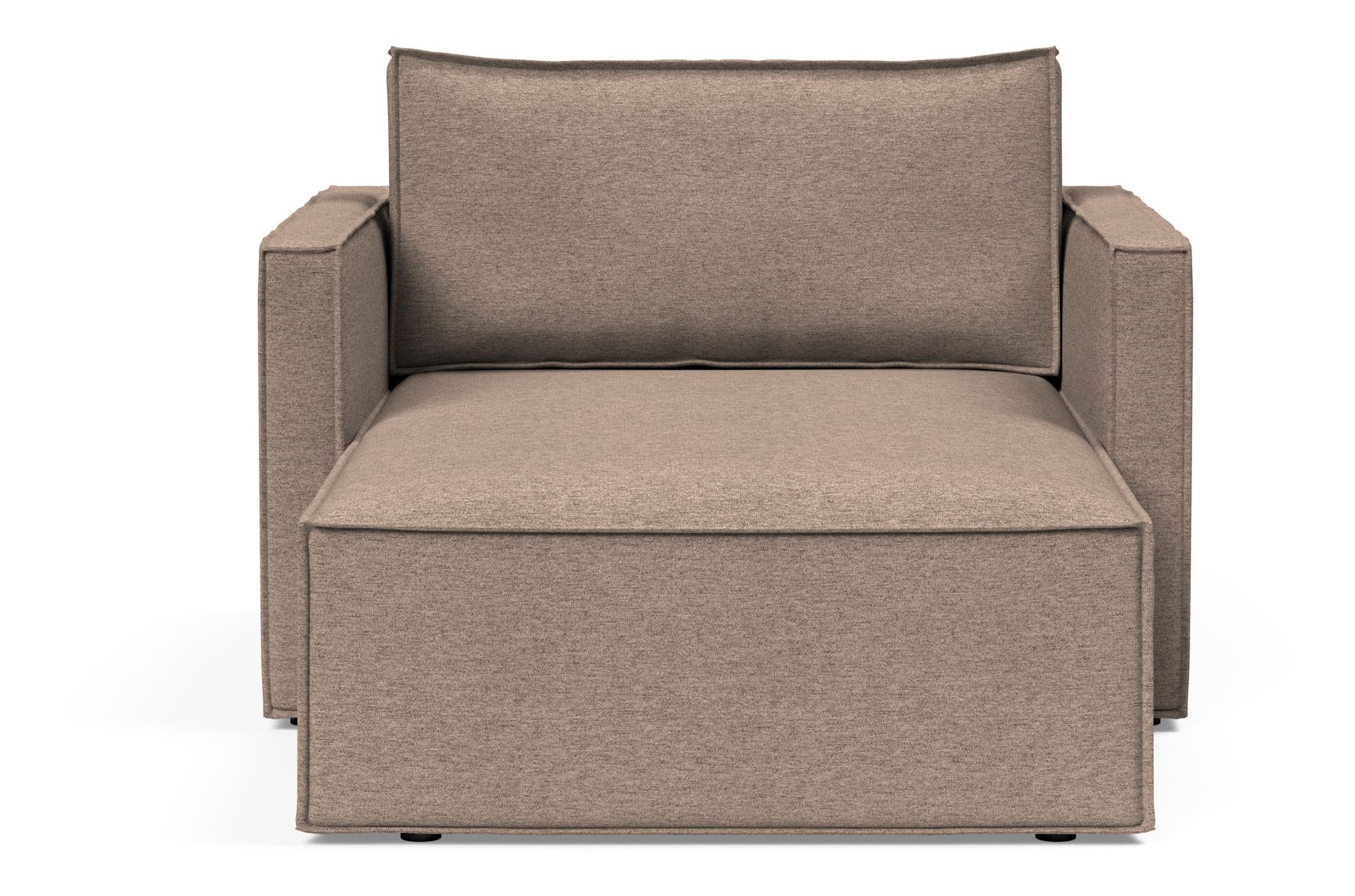 Newilla Storage Lounger Chair w/ Slim Arm Rests