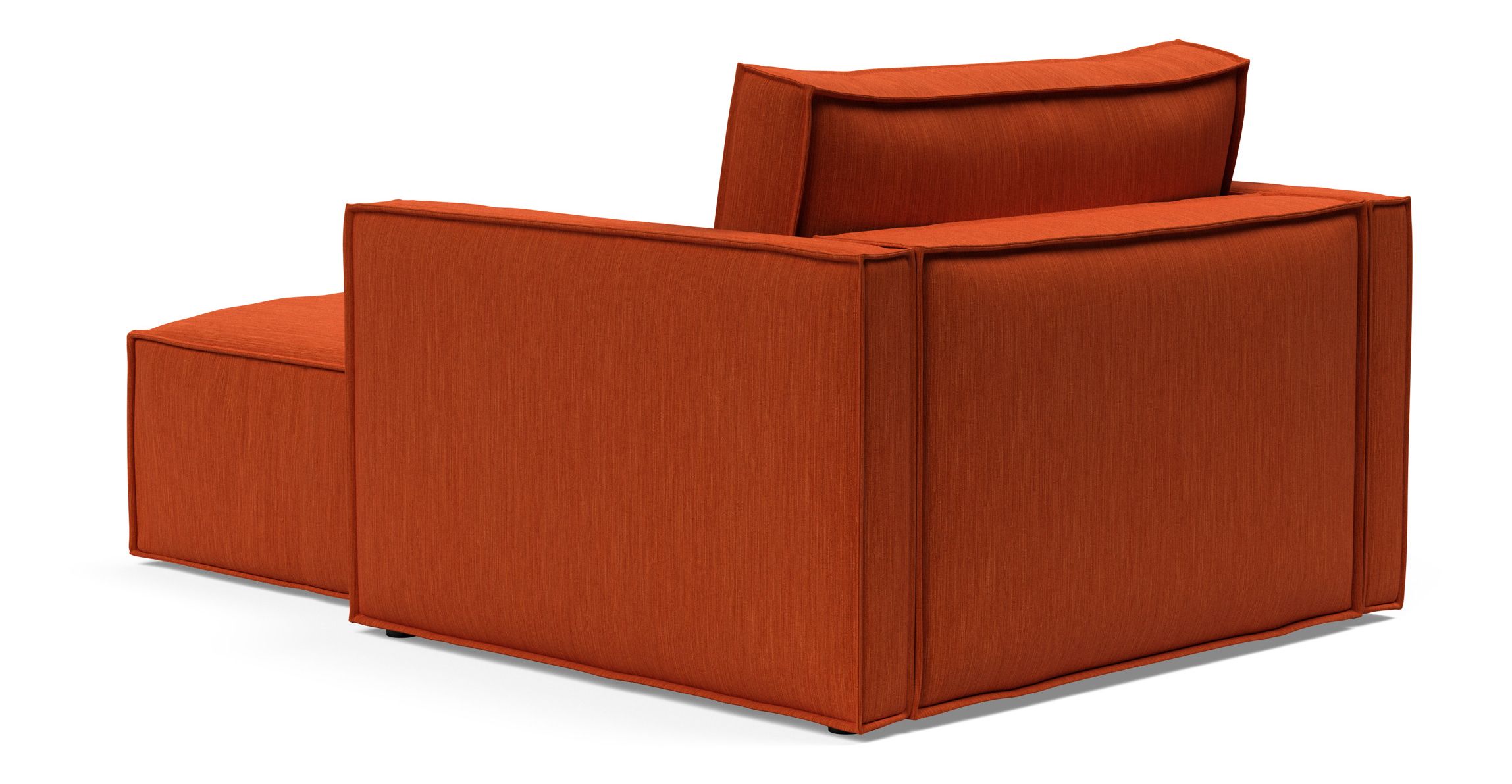 Newilla Storage Lounger Chair w/ Slim Arm Rests