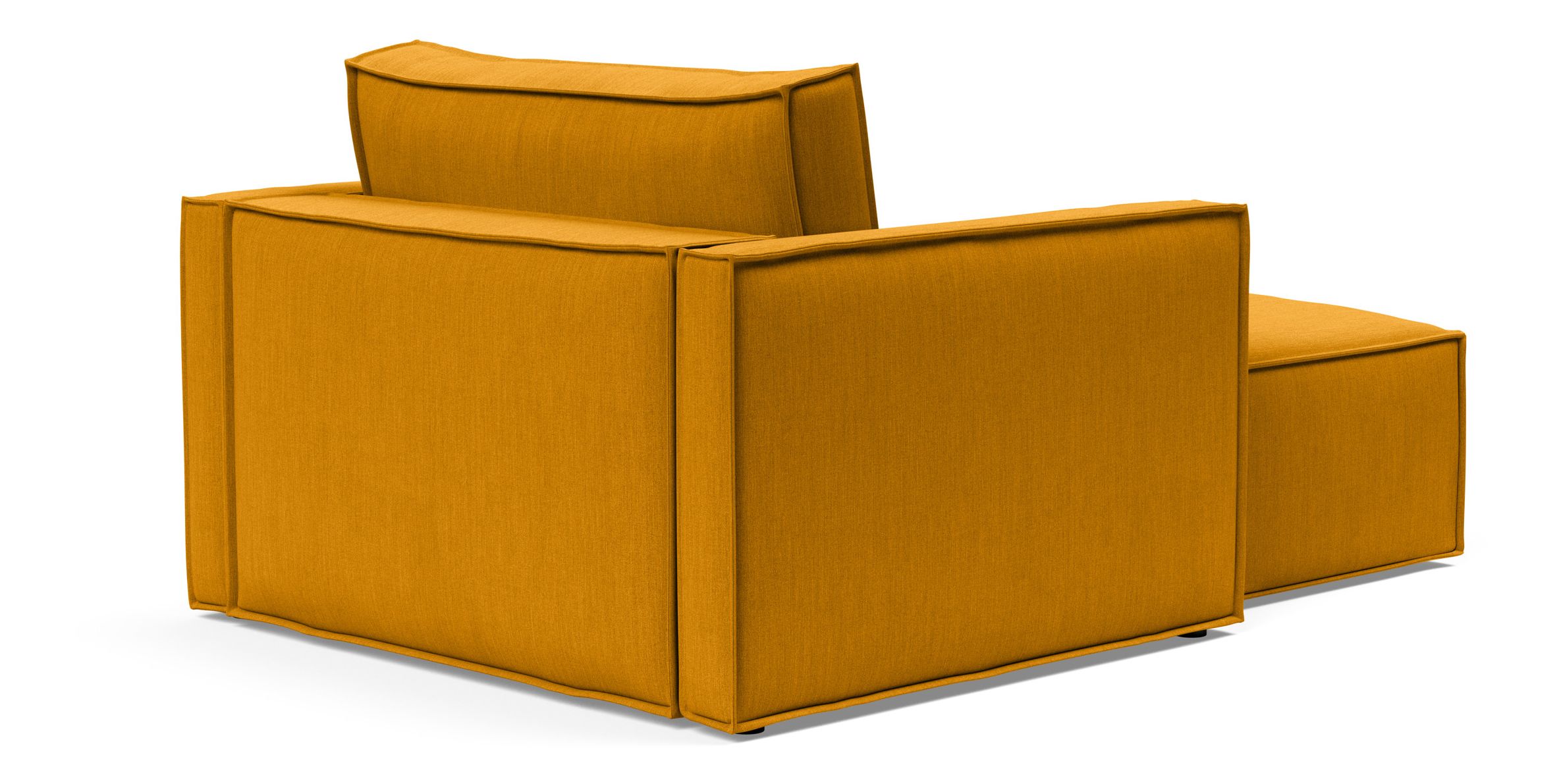 Newilla Storage Lounger Chair w/ Slim Arm Rests