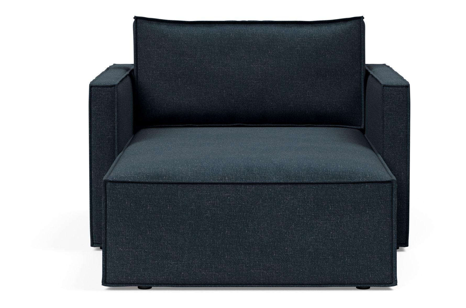 Newilla Storage Lounger Chair w/ Slim Arm Rests