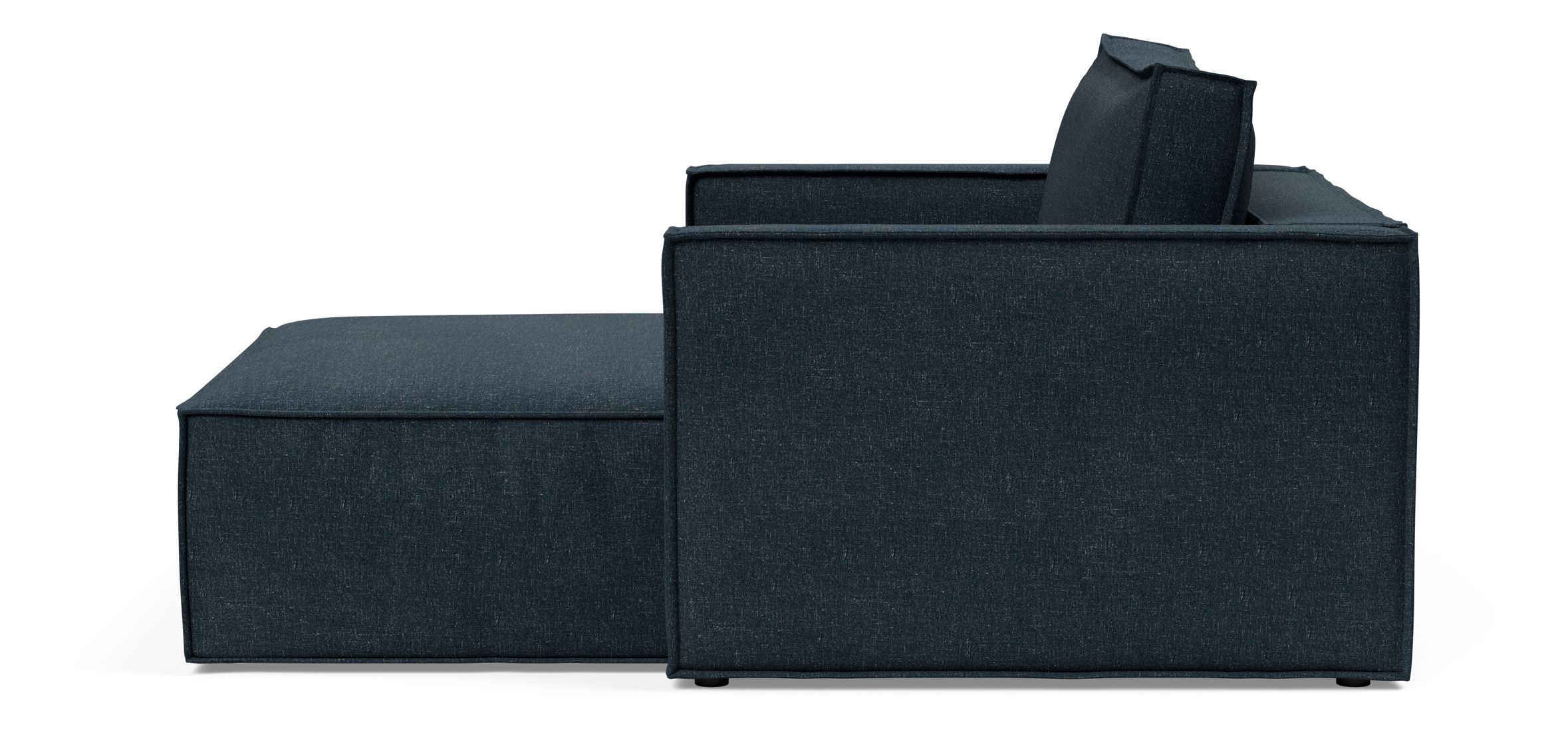 Newilla Storage Lounger Chair w/ Slim Arm Rests
