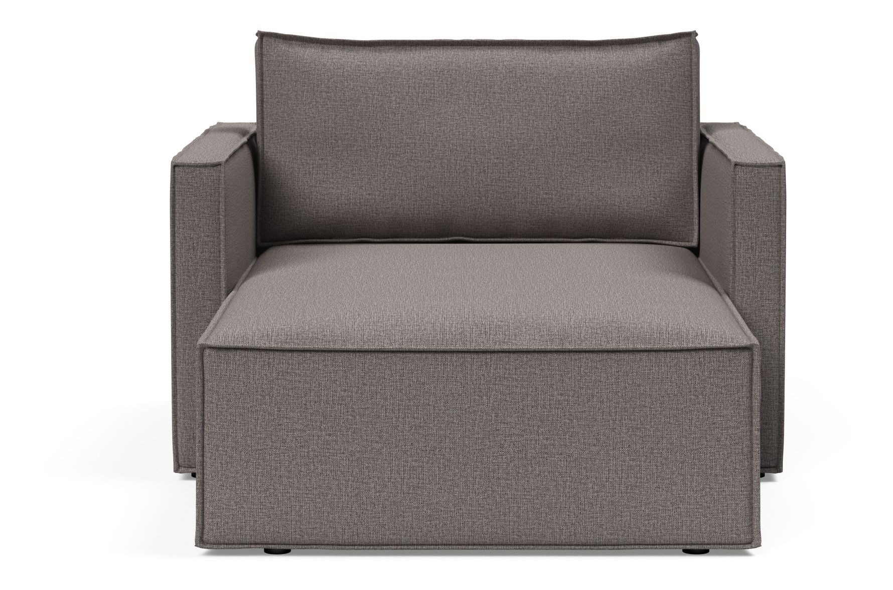 Newilla Storage Lounger Chair w/ Slim Arm Rests