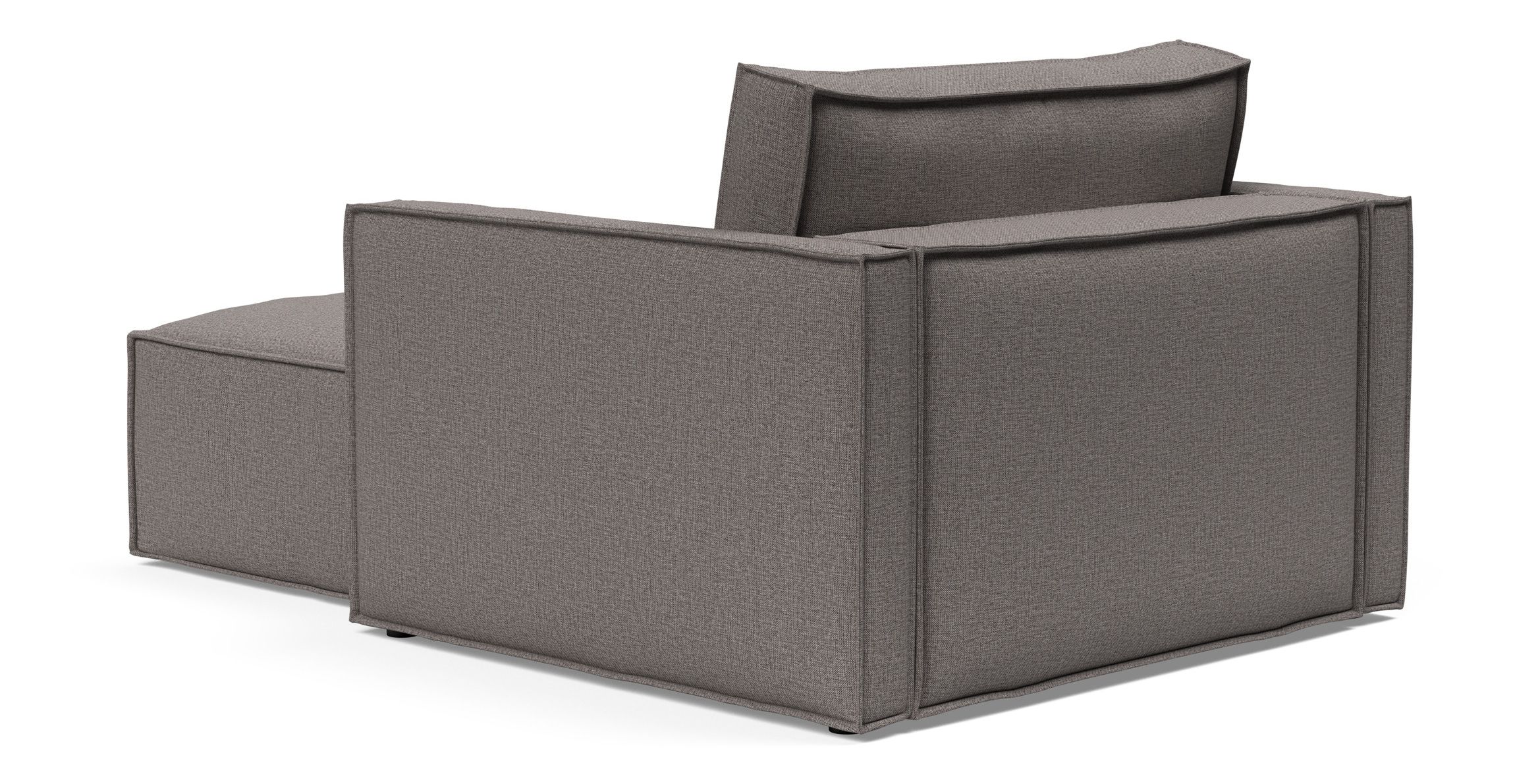Newilla Storage Lounger Chair w/ Slim Arm Rests
