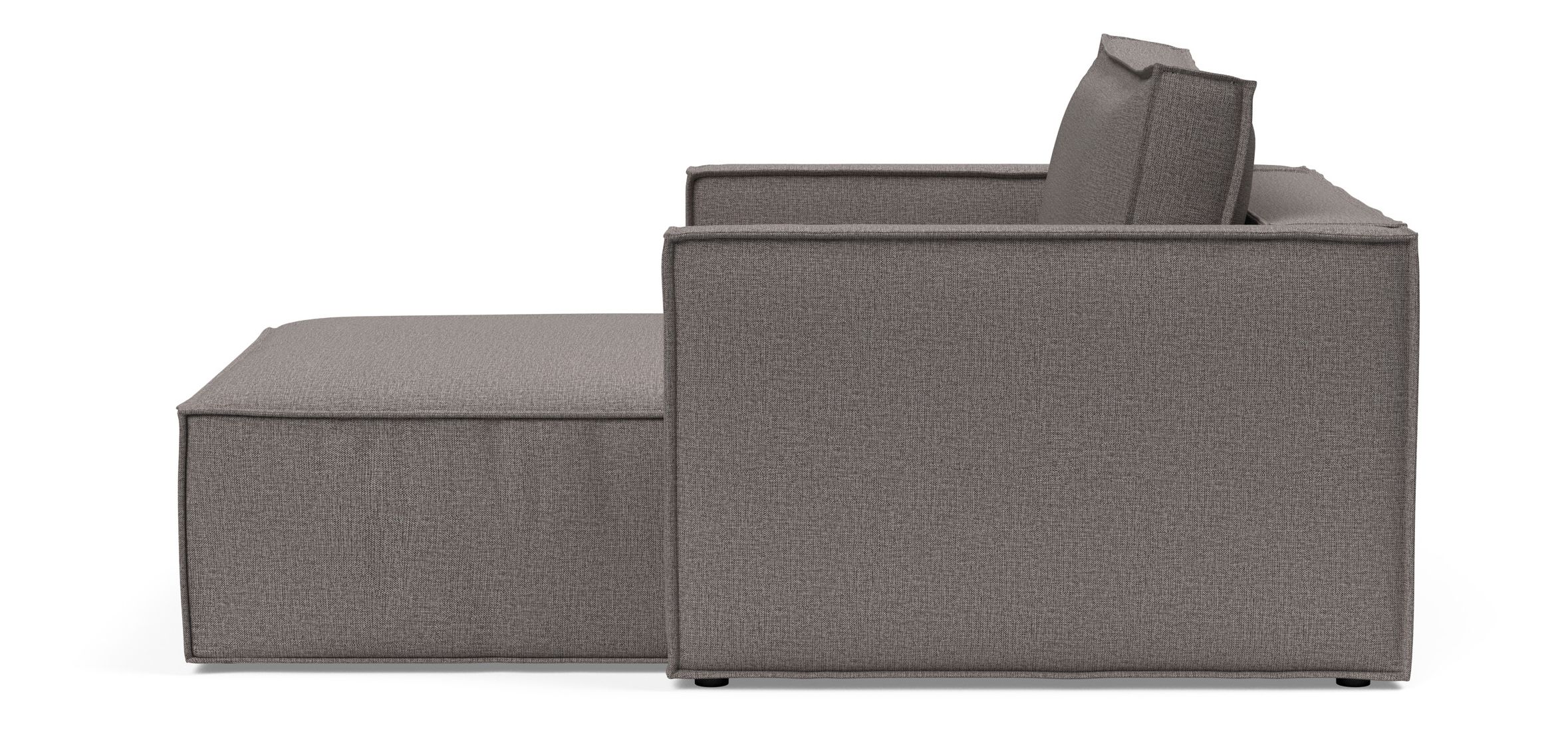 Newilla Storage Lounger Chair w/ Slim Arm Rests
