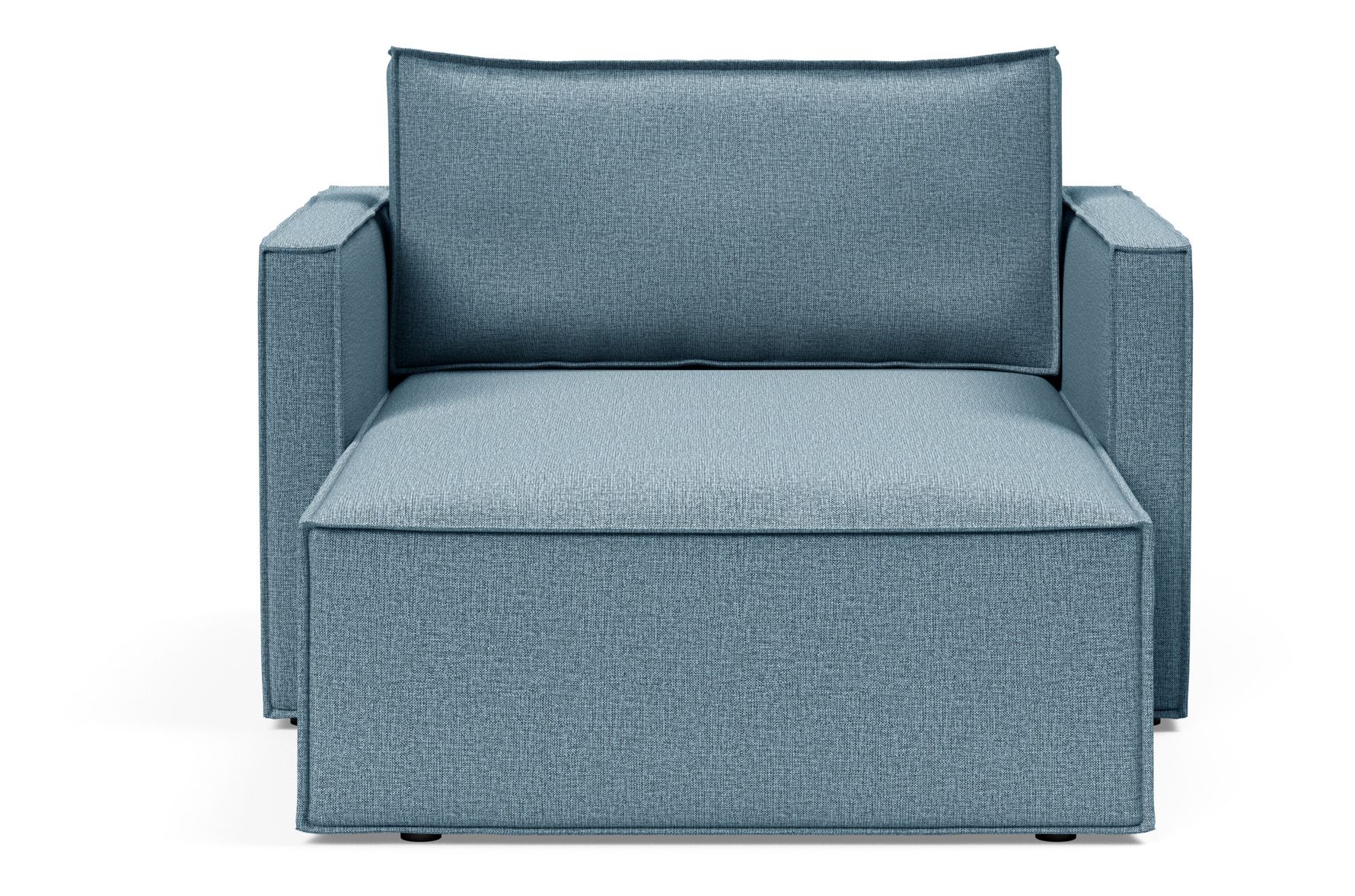 Newilla Storage Lounger Chair w/ Slim Arm Rests