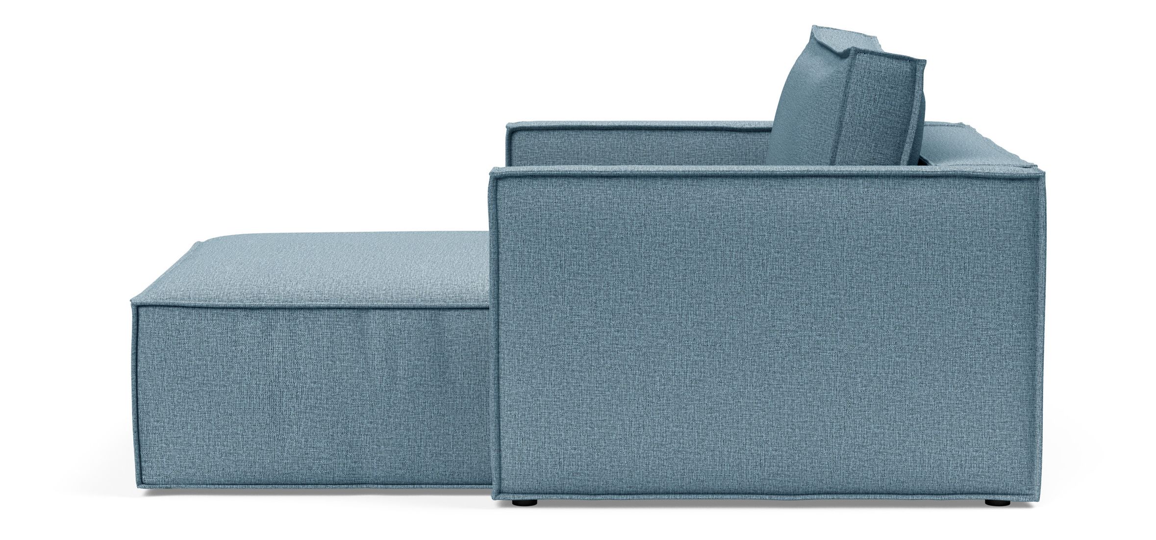 Newilla Storage Lounger Chair w/ Slim Arm Rests