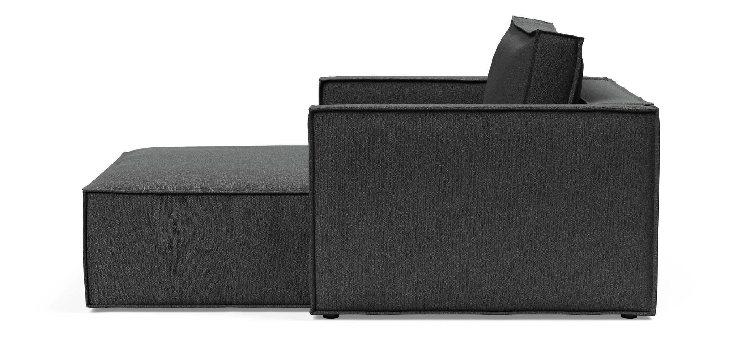 Newilla Storage Lounger Chair w/ Slim Arm Rests