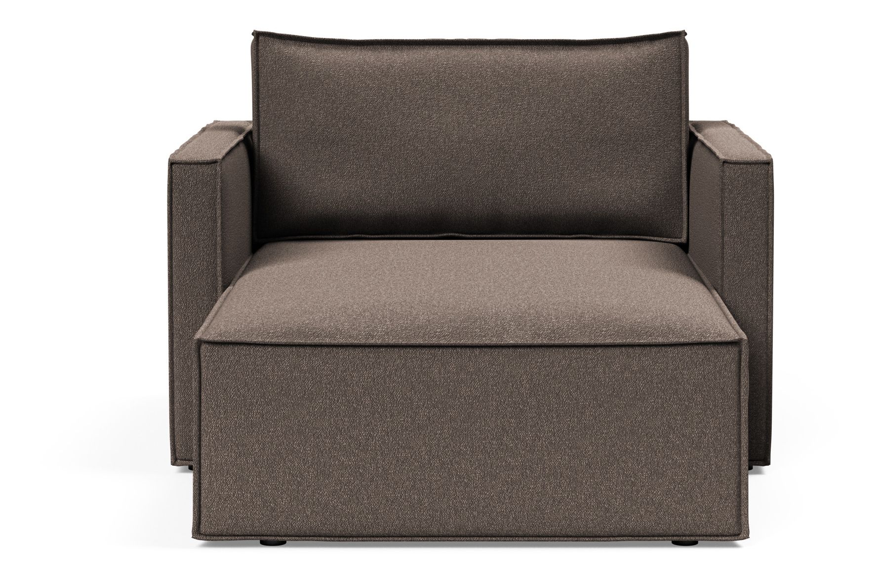 Newilla Storage Lounger Chair w/ Slim Arm Rests