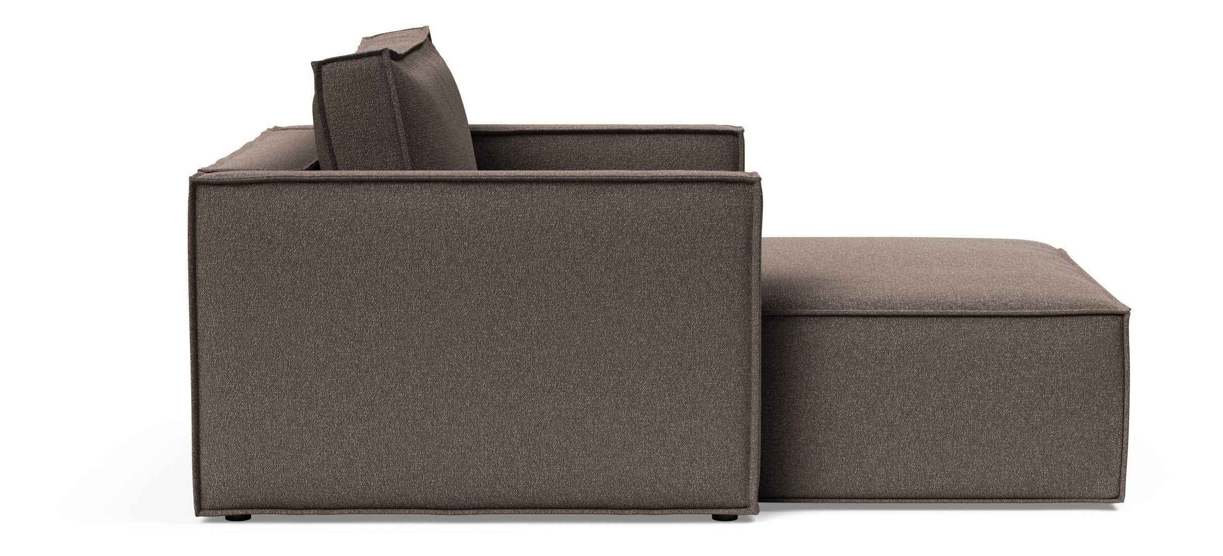 Newilla Storage Lounger Chair w/ Slim Arm Rests