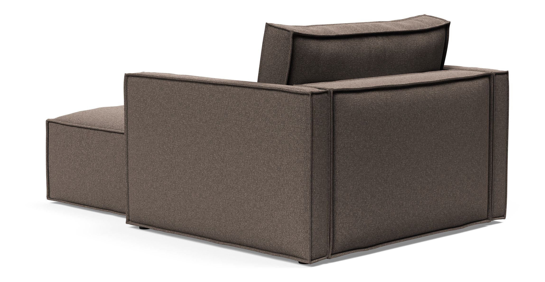 Newilla Storage Lounger Chair w/ Slim Arm Rests