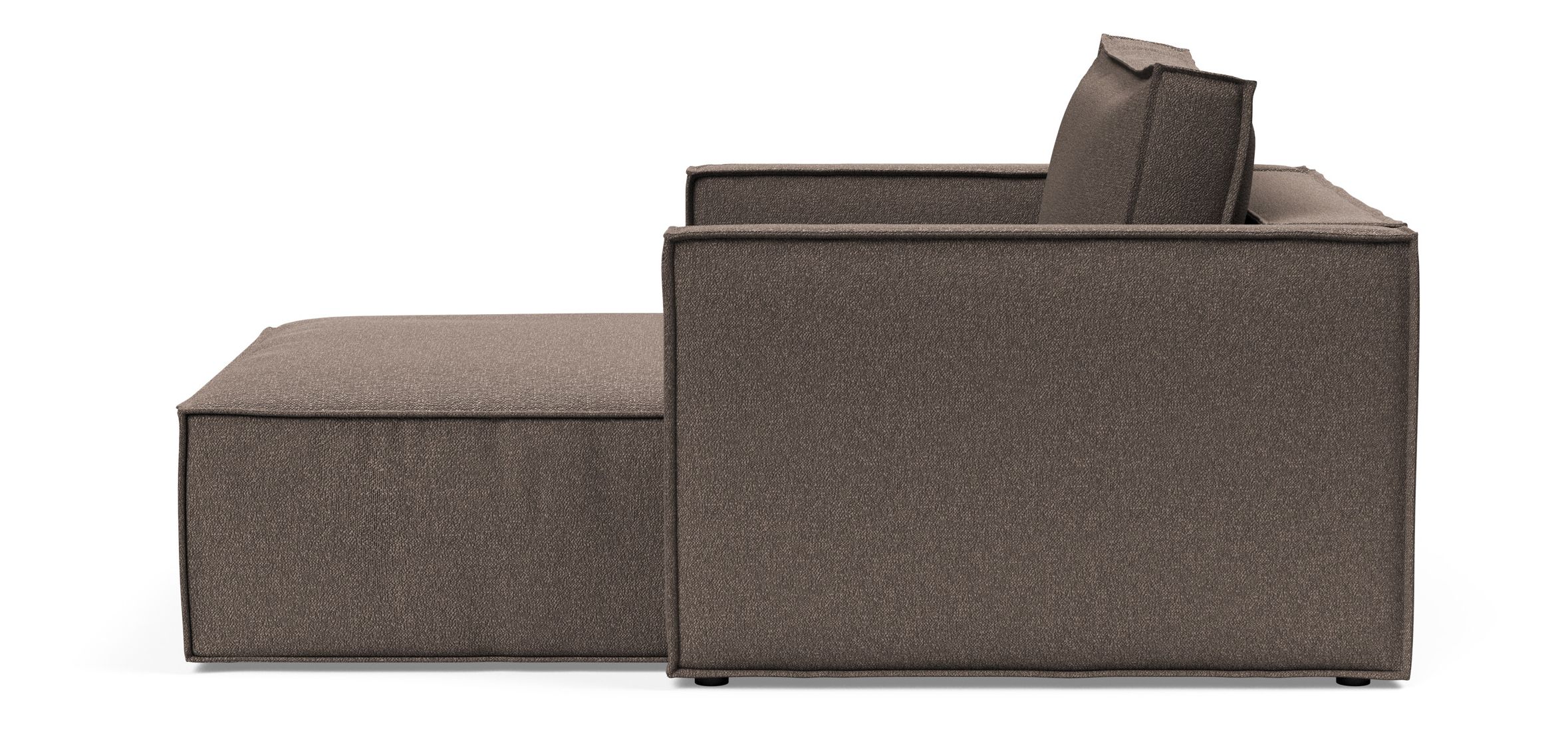 Newilla Storage Lounger Chair w/ Slim Arm Rests
