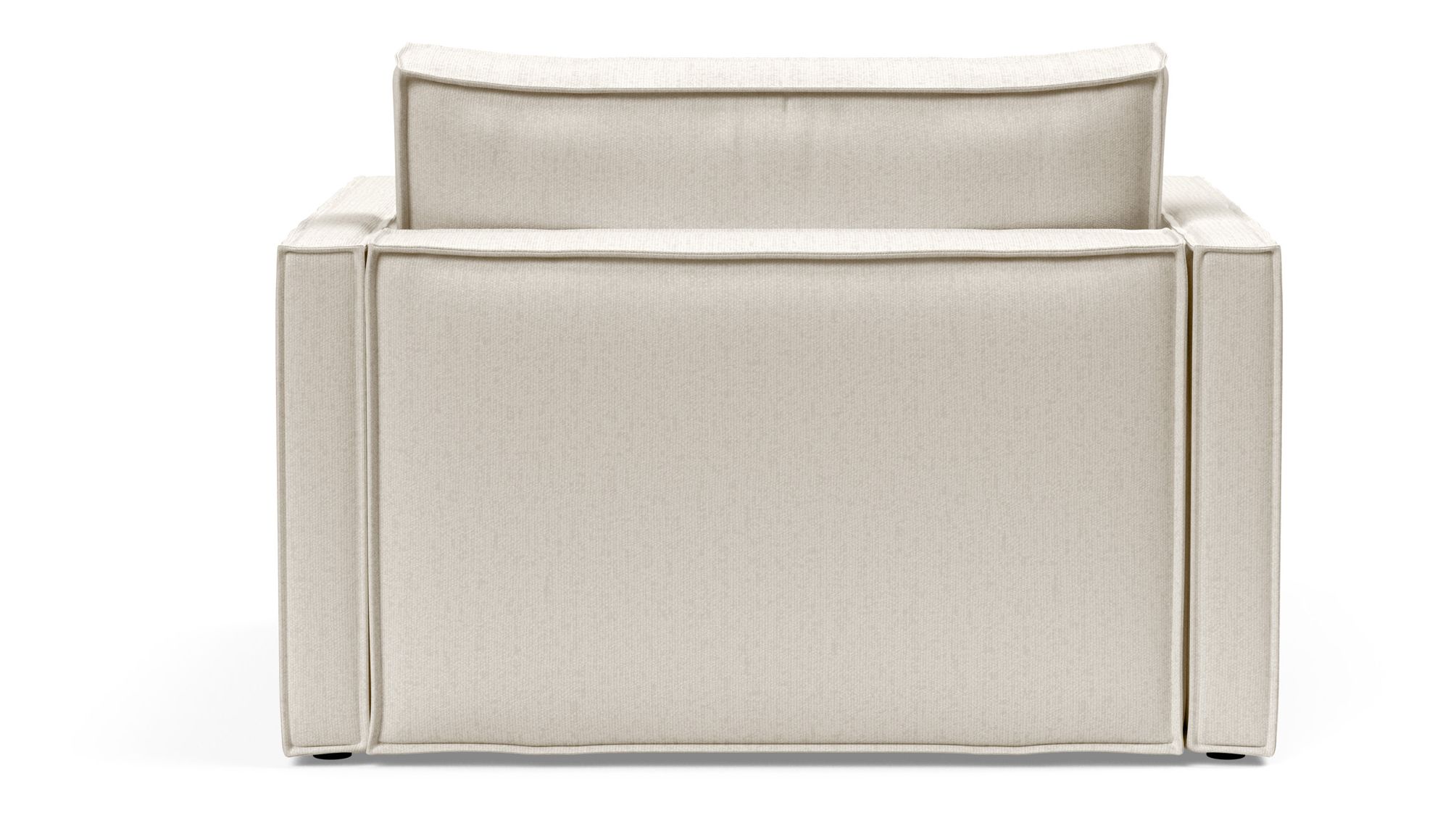 Newilla Storage Lounger Chair w/ Slim Arm Rests