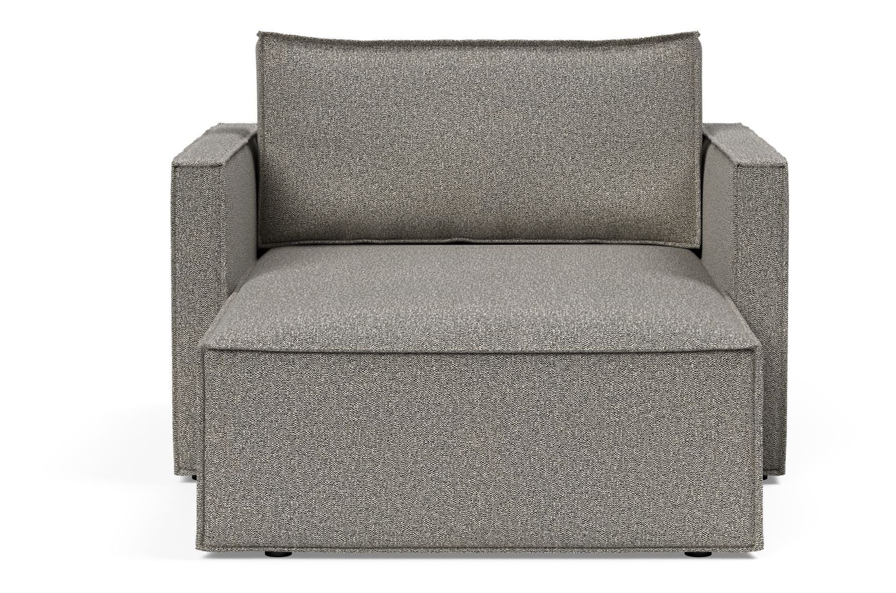 Newilla Storage Lounger Chair w/ Slim Arm Rests