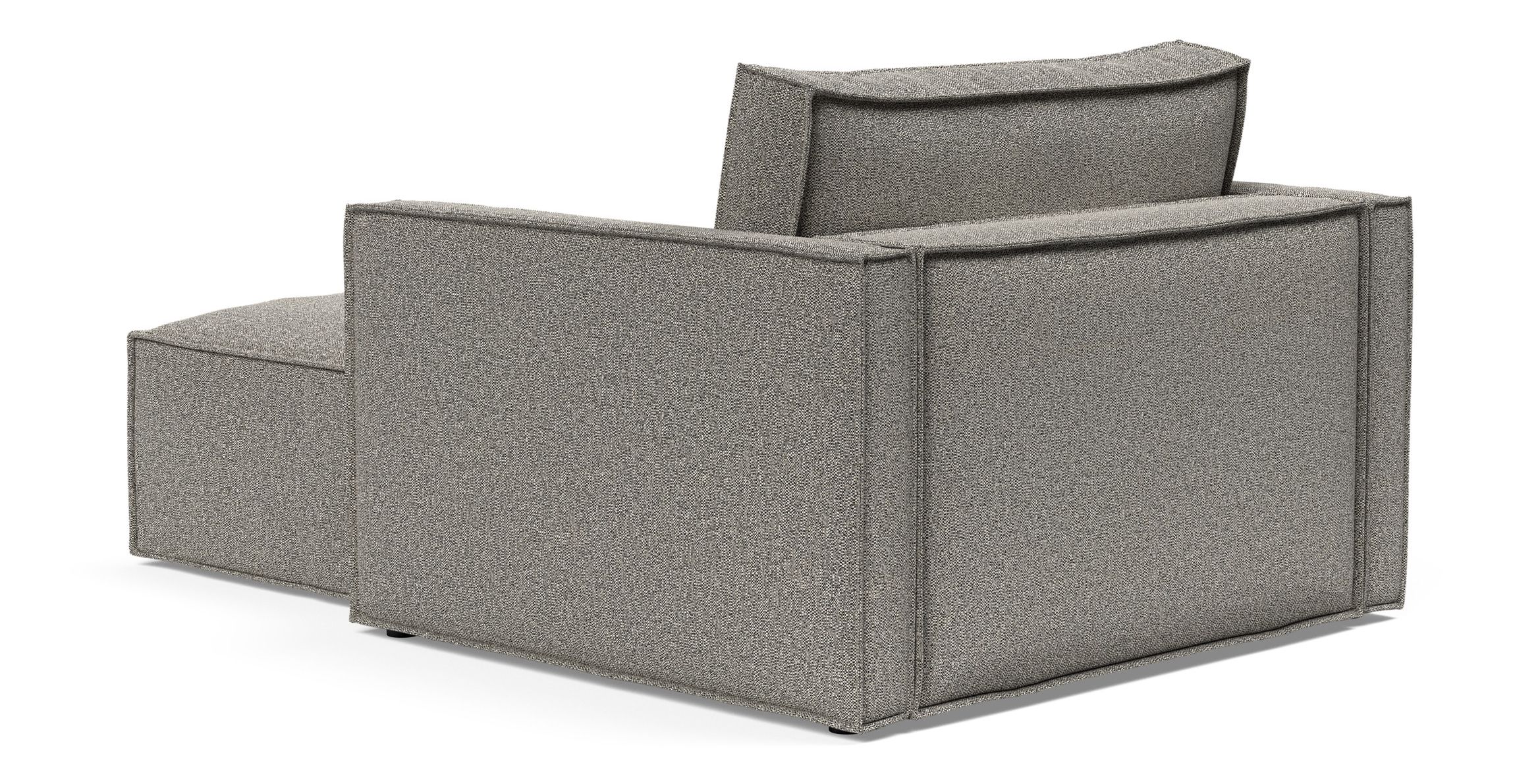 Newilla Storage Lounger Chair w/ Slim Arm Rests