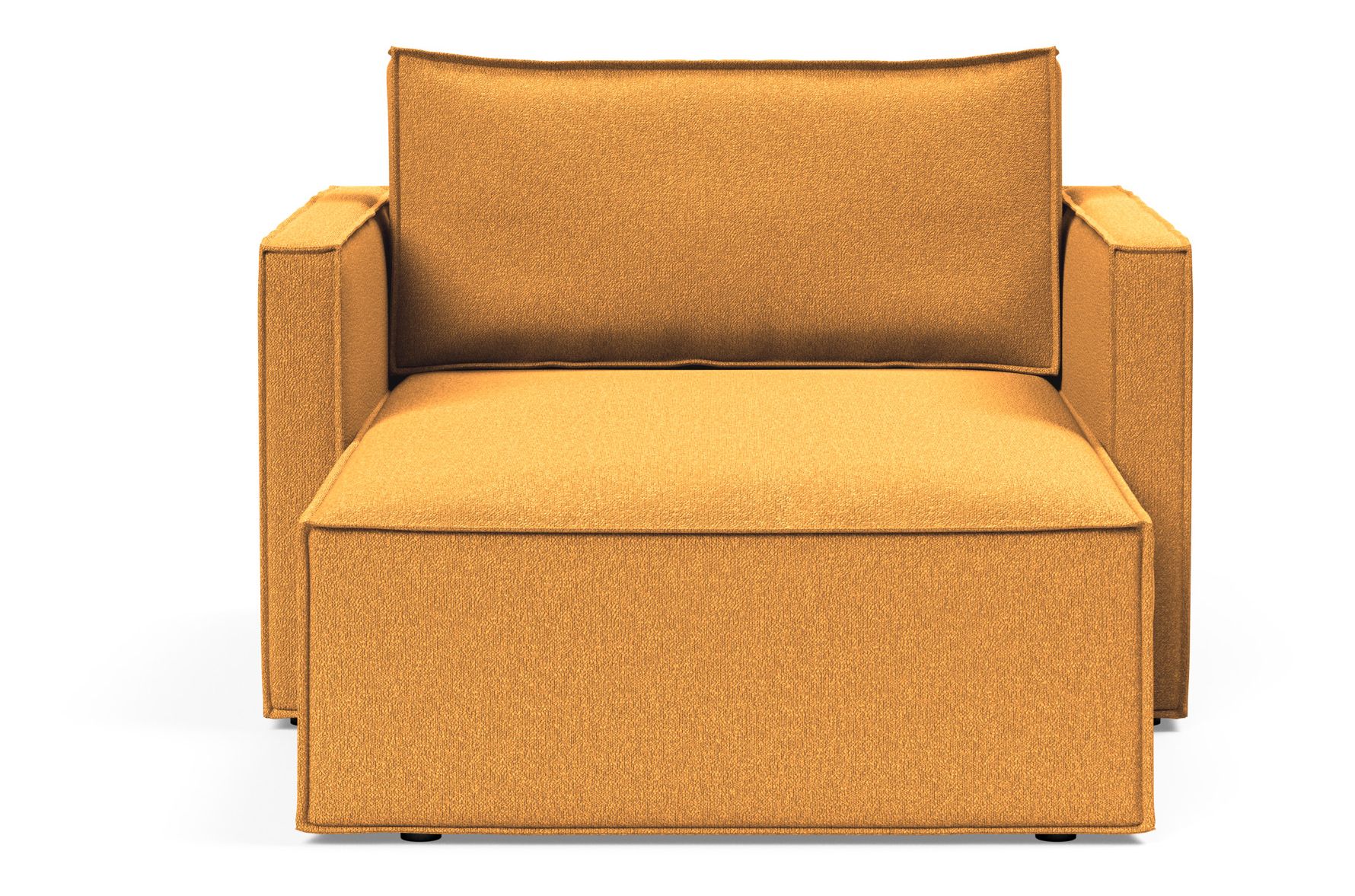 Newilla Storage Lounger Chair w/ Slim Arm Rests
