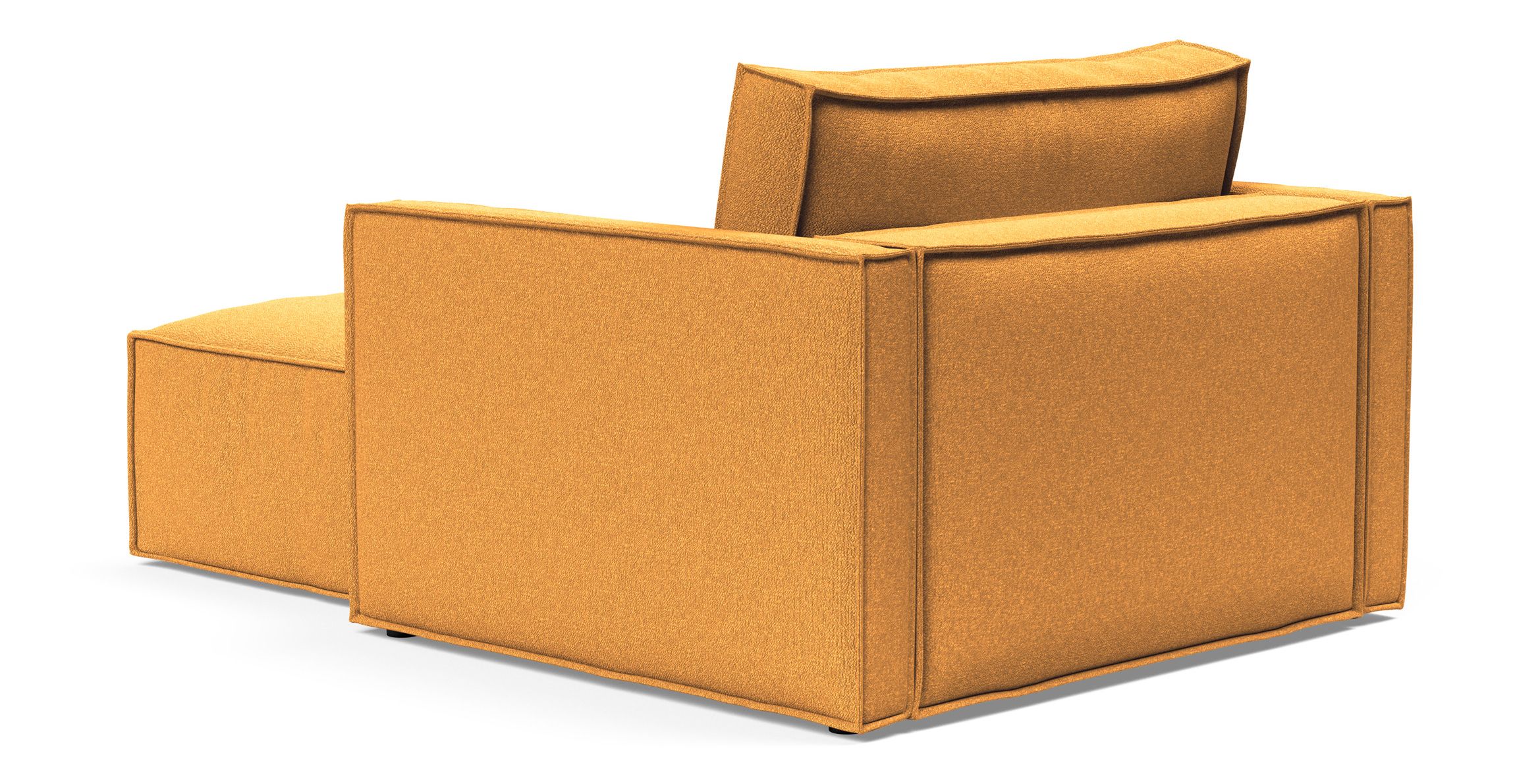 Newilla Storage Lounger Chair w/ Slim Arm Rests
